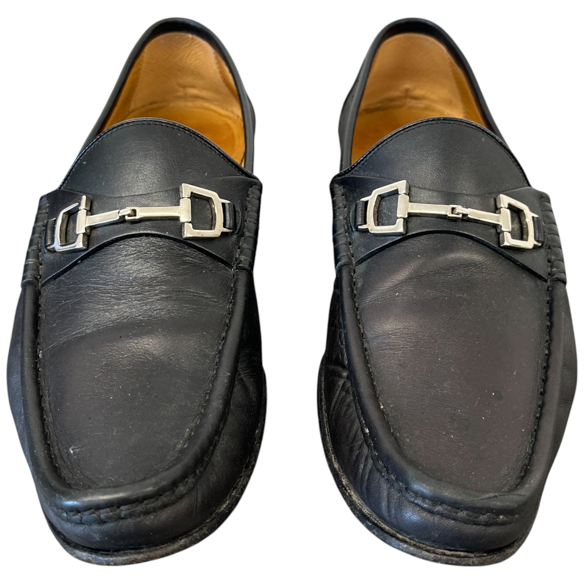 Men's Horsebit Leather Loafers Brown Size EU 41 / UK 7