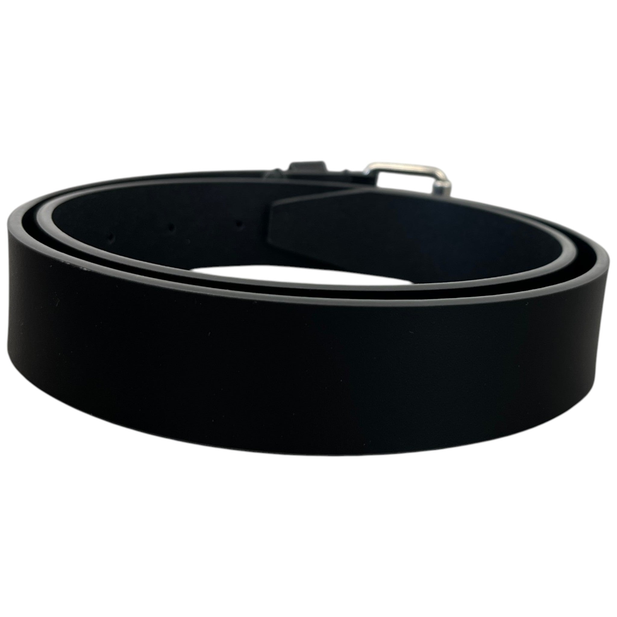 Men's Logo Buckle Belt Black