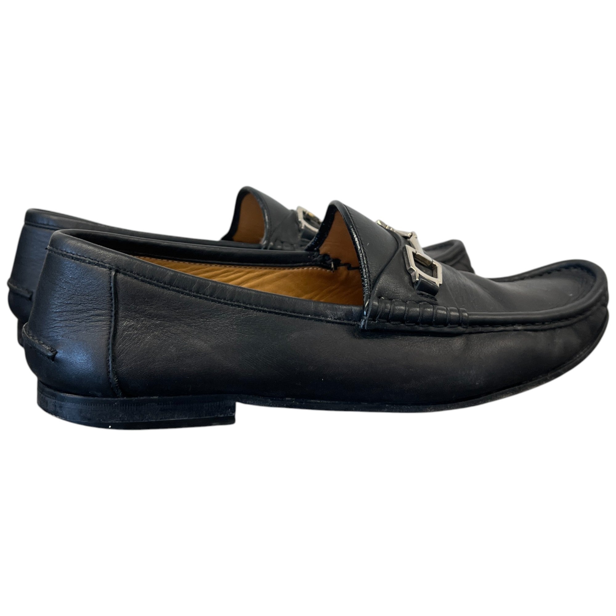 Men's Horsebit Leather Loafers Brown Size EU 41 / UK 7