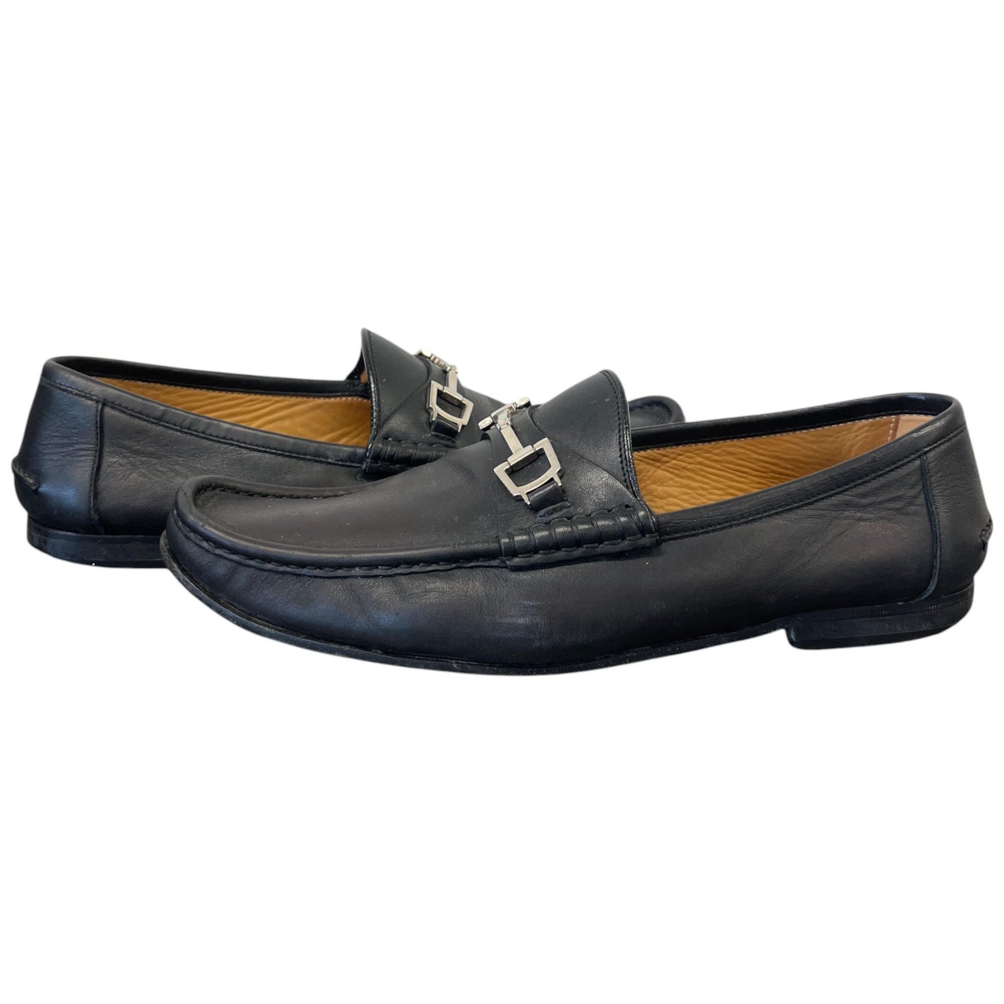 Men's Horsebit Leather Loafers Brown Size EU 41 / UK 7