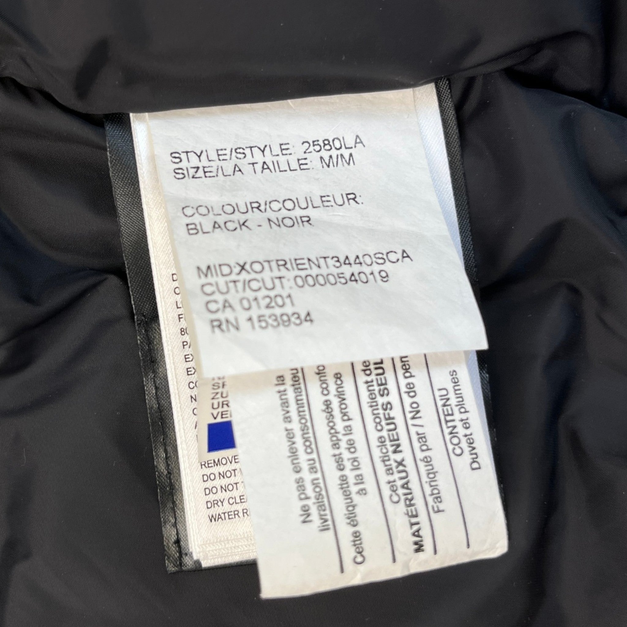 Women's Rossclair Down Jacket Black Size M
