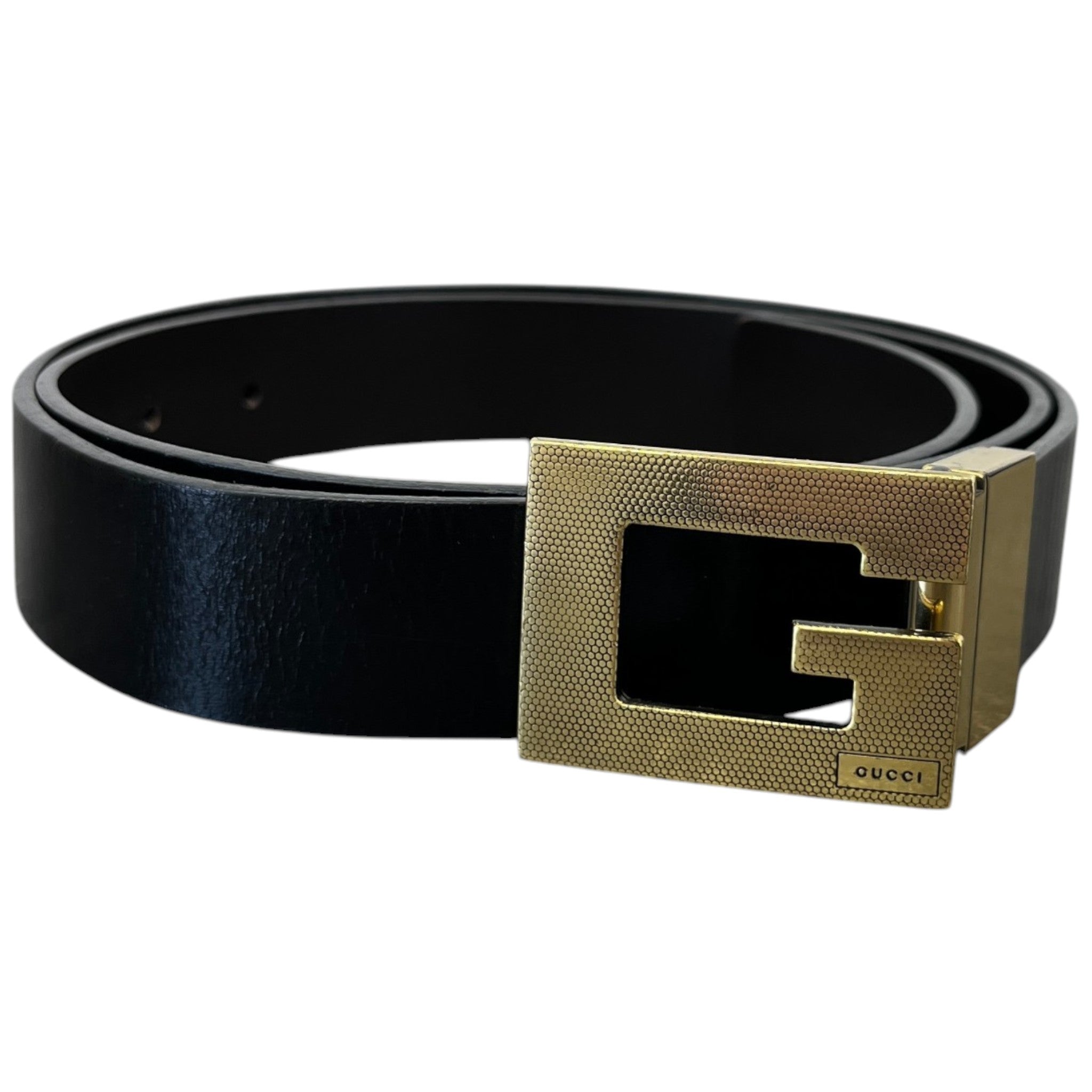 Men's G Buckle Size 100Cm / 34-36" Belt Black Size Waist 34"