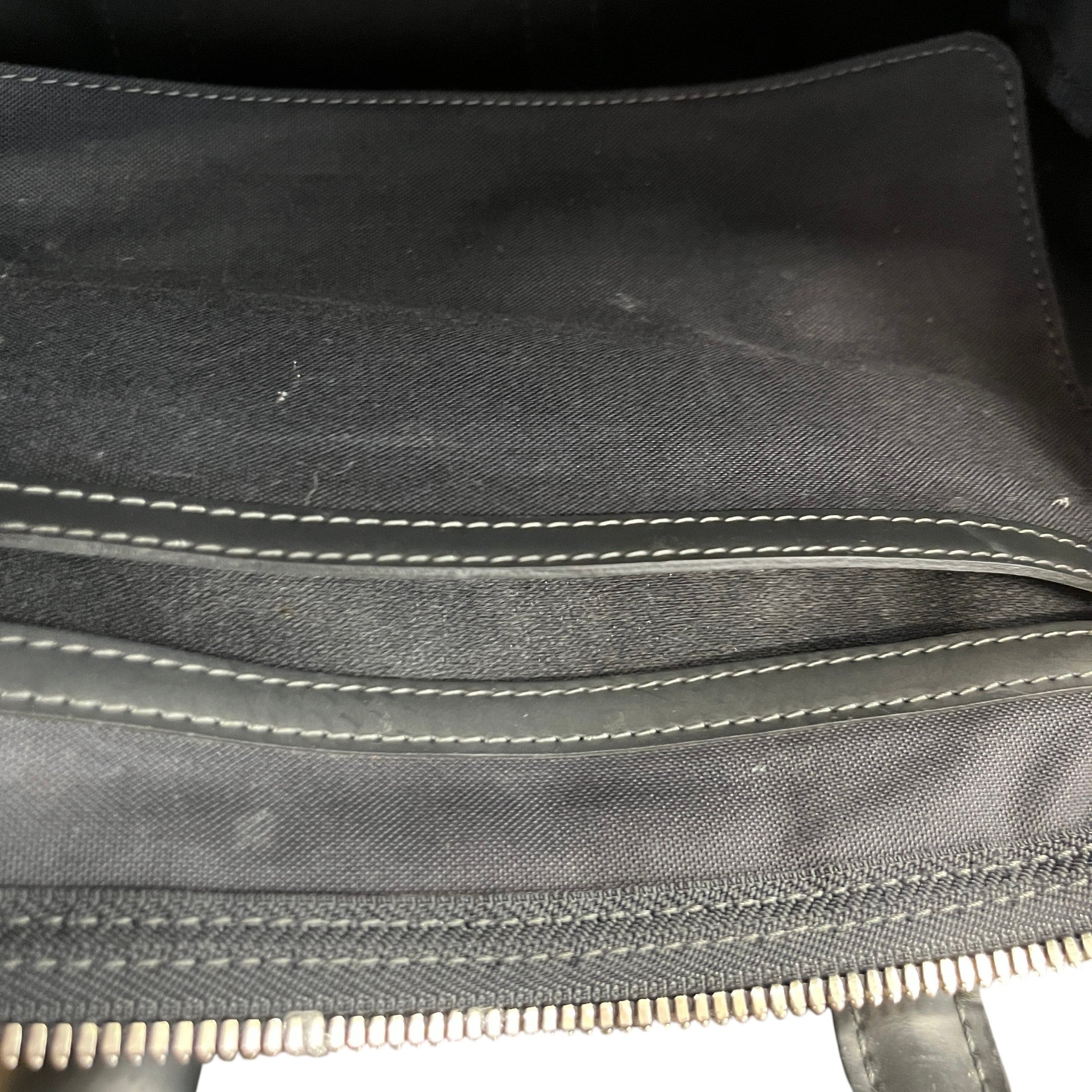 Men's Keepall Bandoulière 45 Damier Cobalt Bag Black