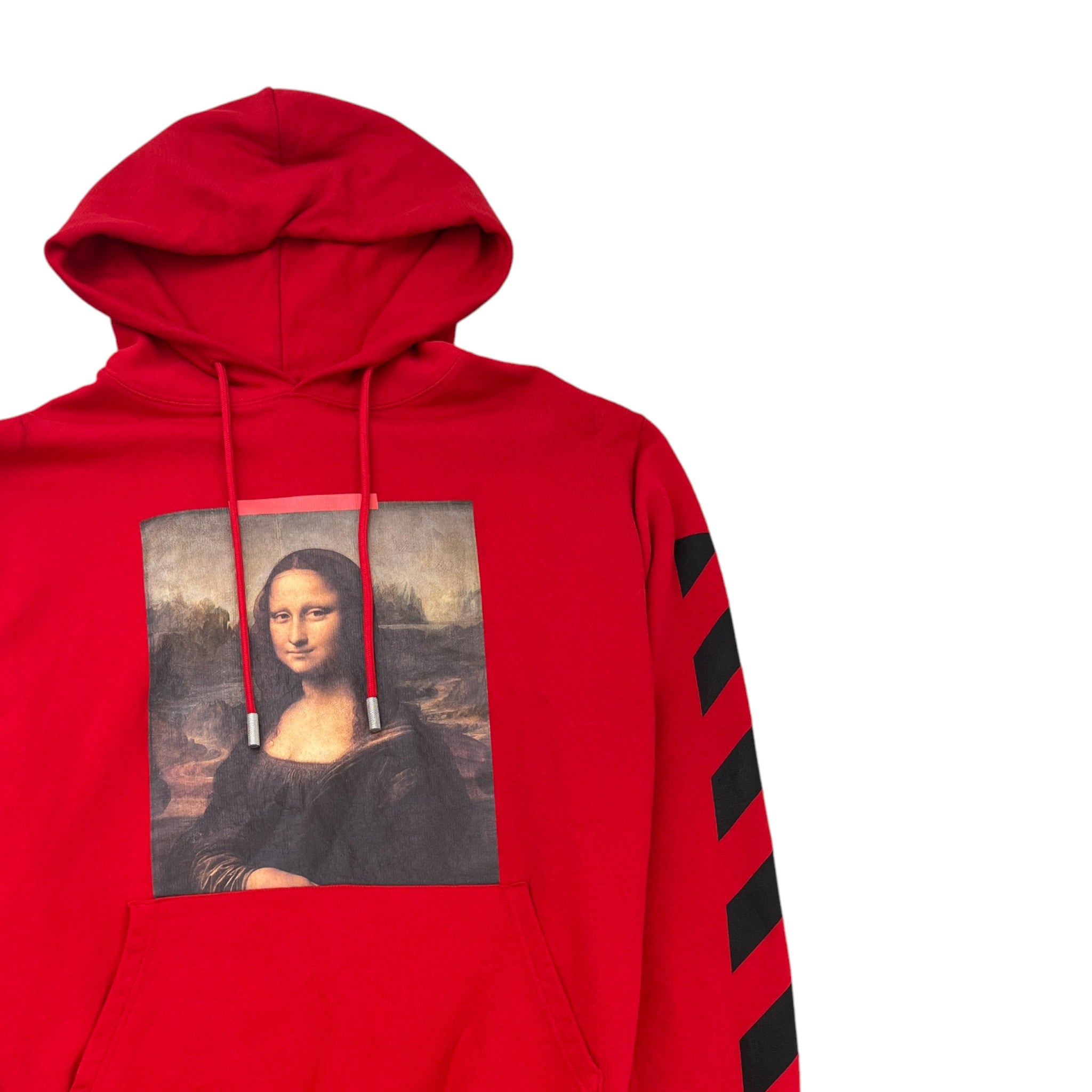 Men's Mona Lisa Temperature Hoodie Red Size L