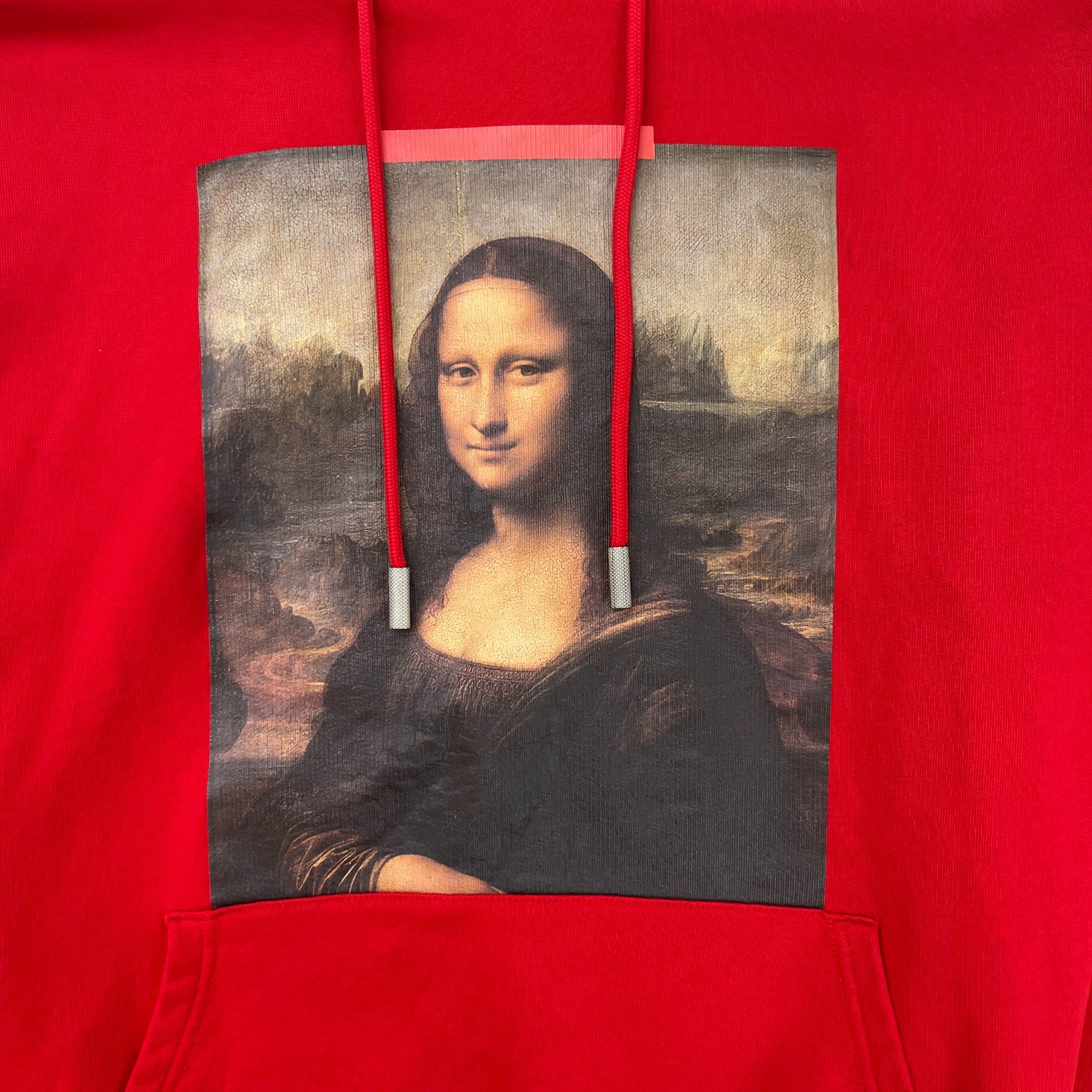 Men's Mona Lisa Temperature Hoodie Red Size L