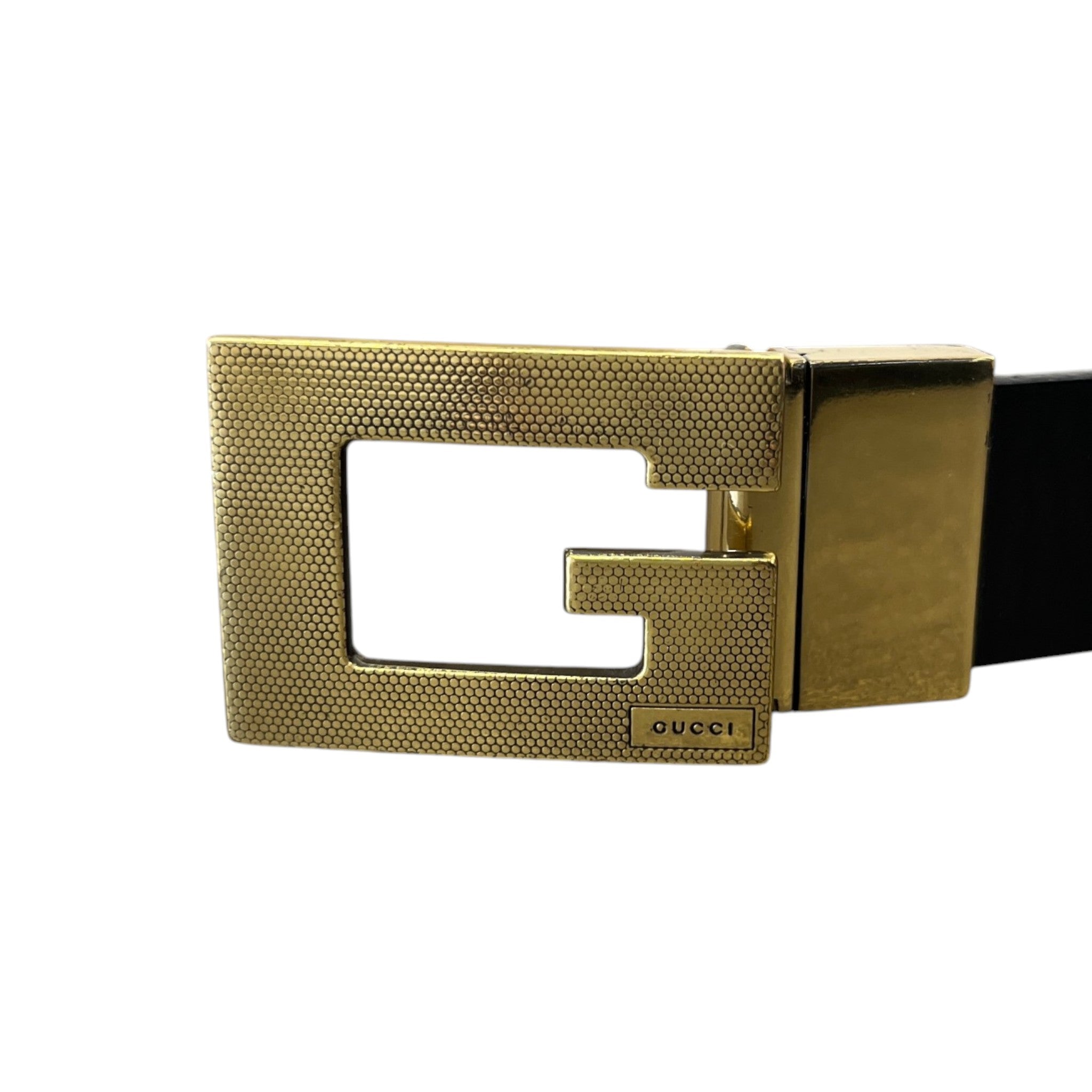 Men's G Buckle Size 100Cm / 34-36" Belt Black Size Waist 34"