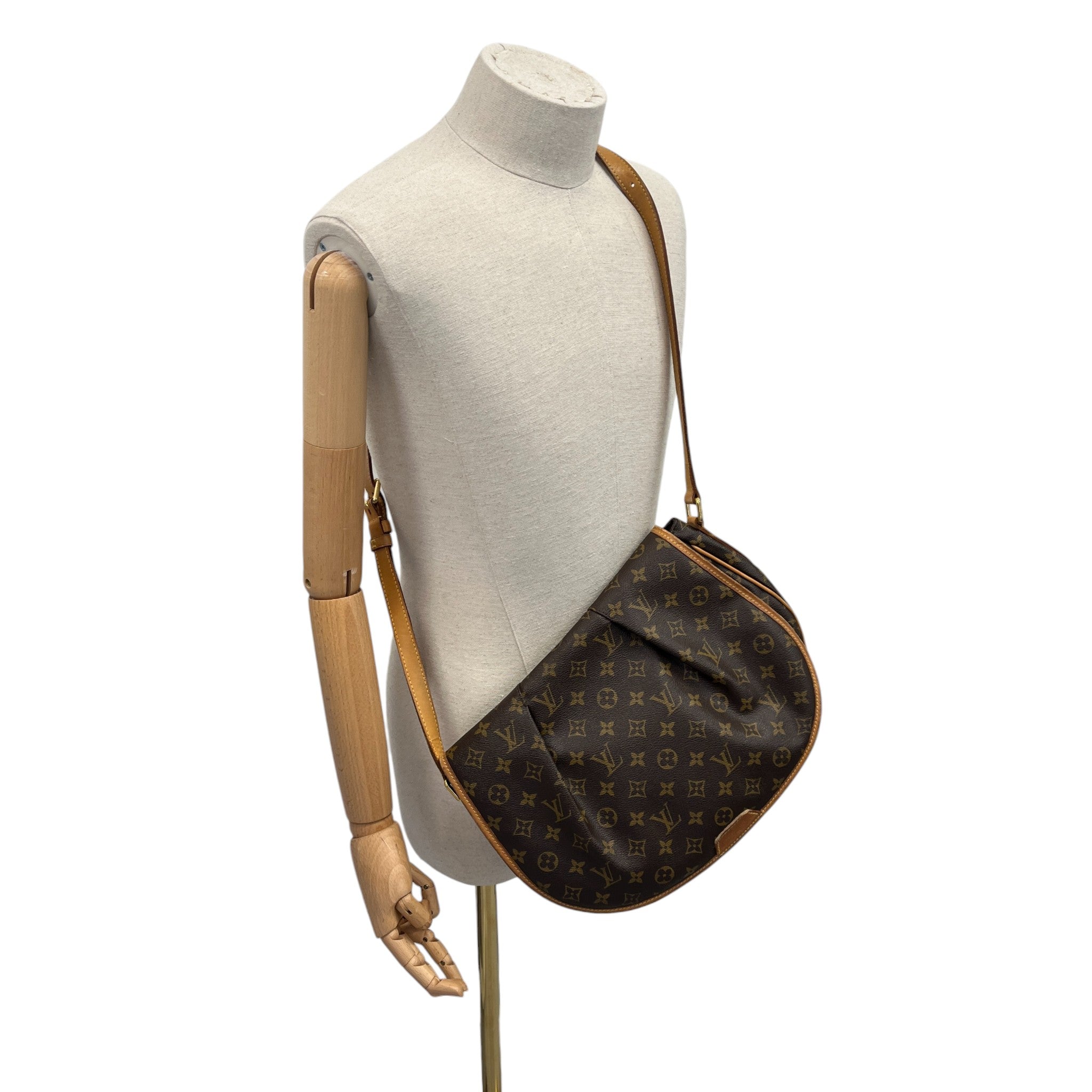 Women's Monogram Menilmontant Mm Messenger Bag Brown