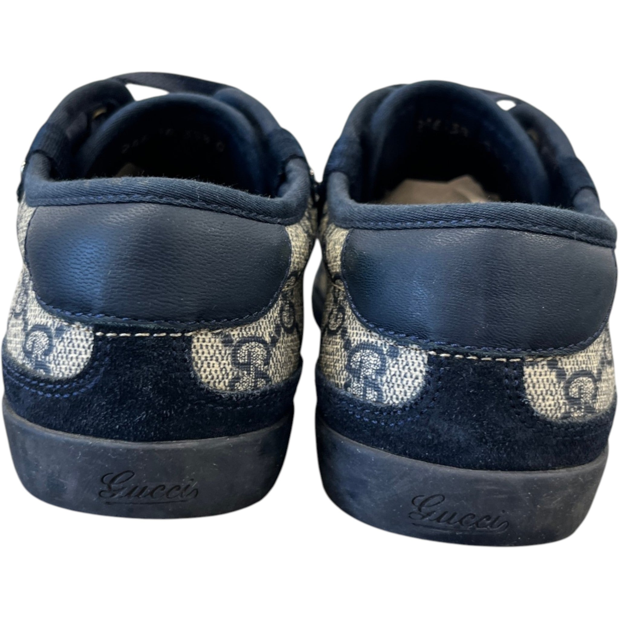 Women's Gg Supreme Canvas Low Trainers Navy Size EU 35.5 / UK 2.5