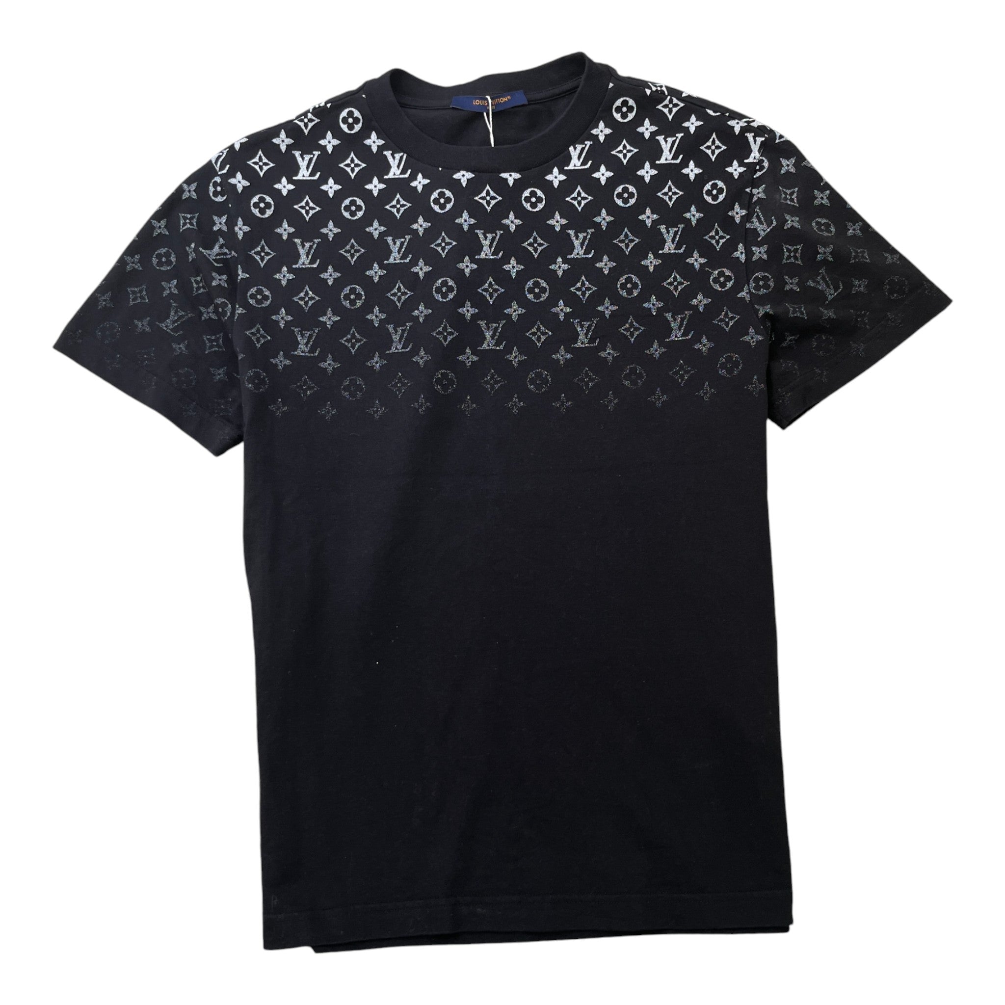 Men's Monogram Gradient T-Shirt Black Size M