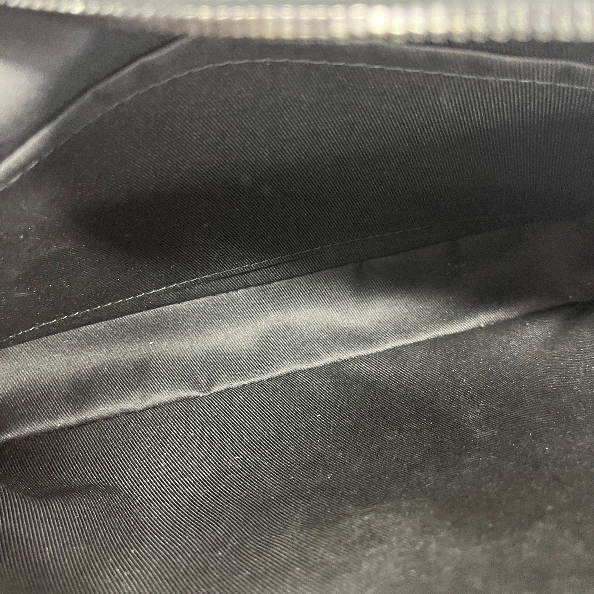 Men's Empreinte Leather Trio Messenger Bag Black