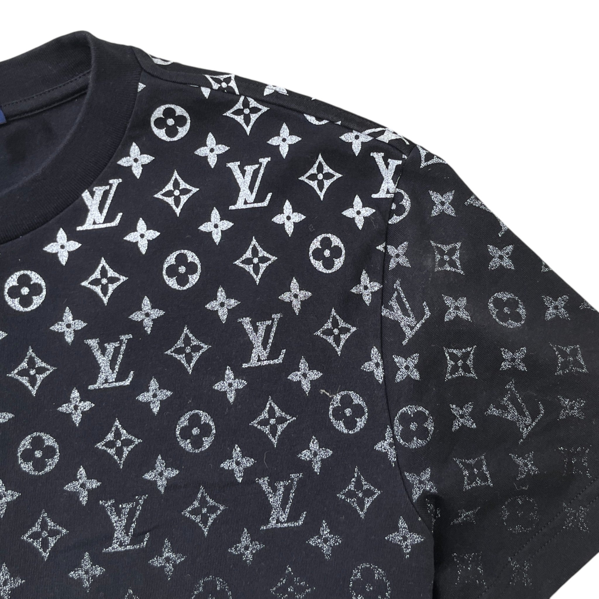 Men's Monogram Gradient T-Shirt Black Size M