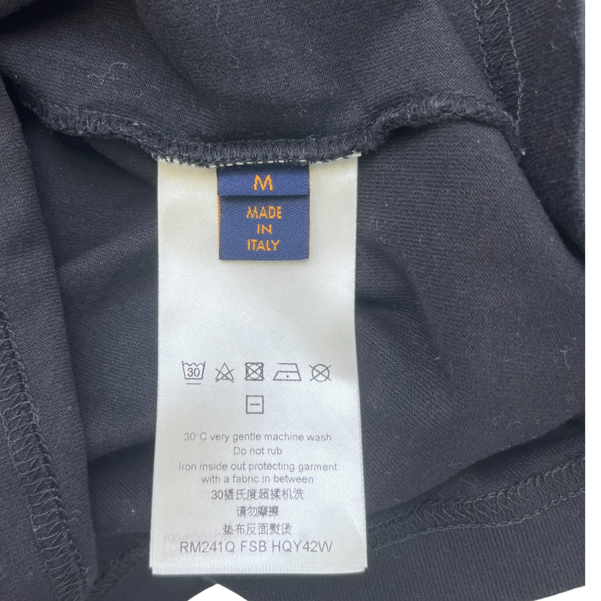 Men's Monogram Gradient T-Shirt Black Size M