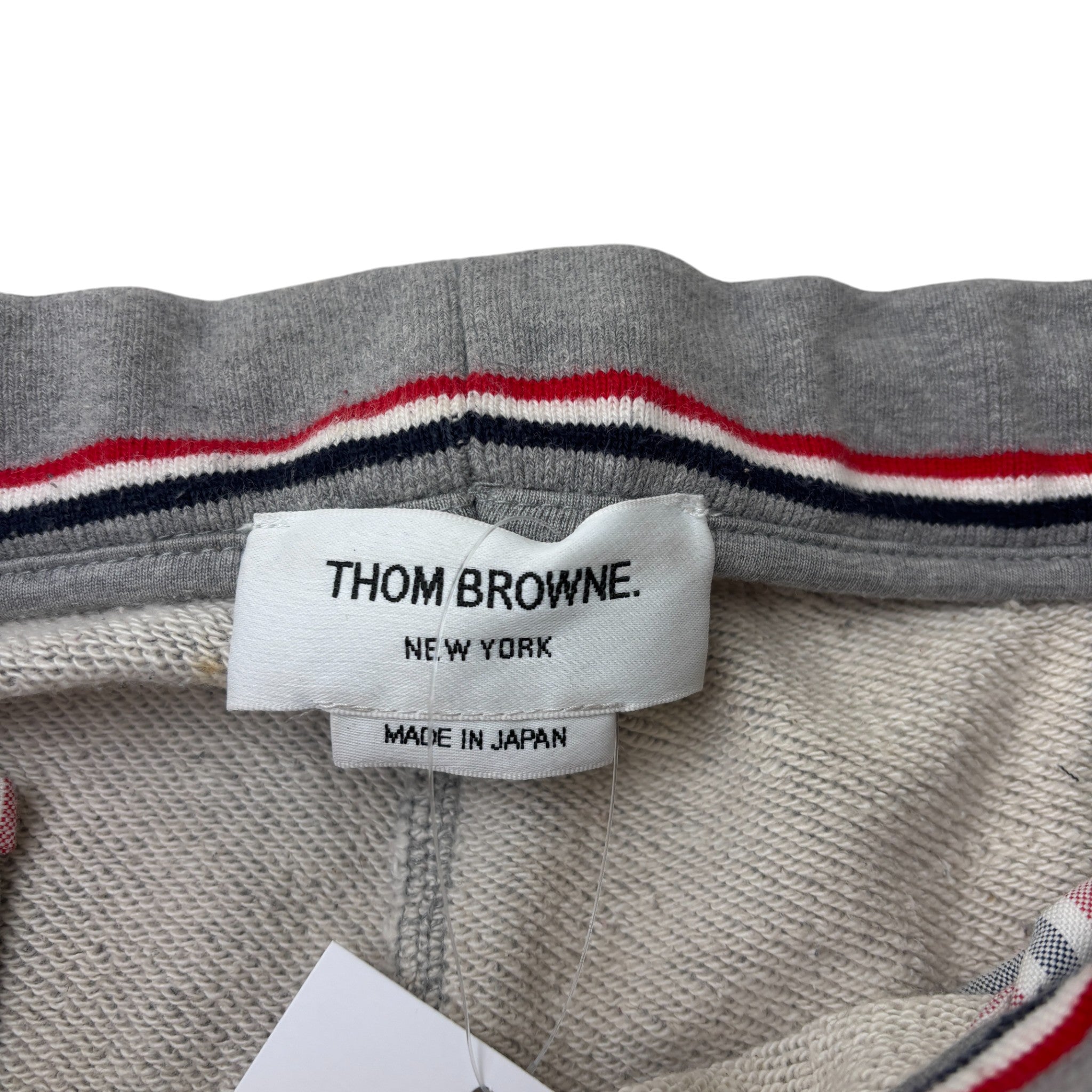 Men's 4-Bar Stripe Joggers Grey Size M