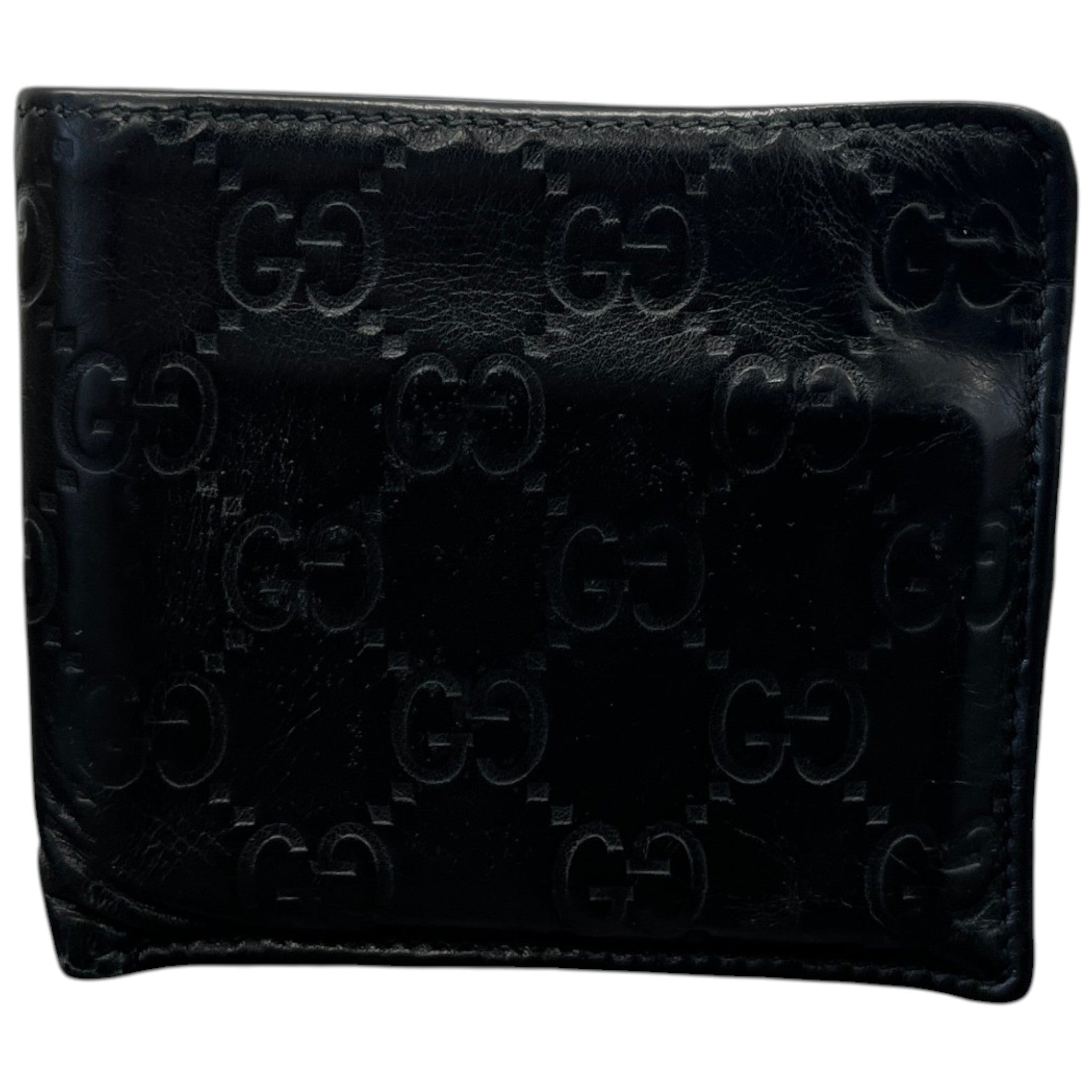 Men's Gg Supreme Bifold Wallet Black