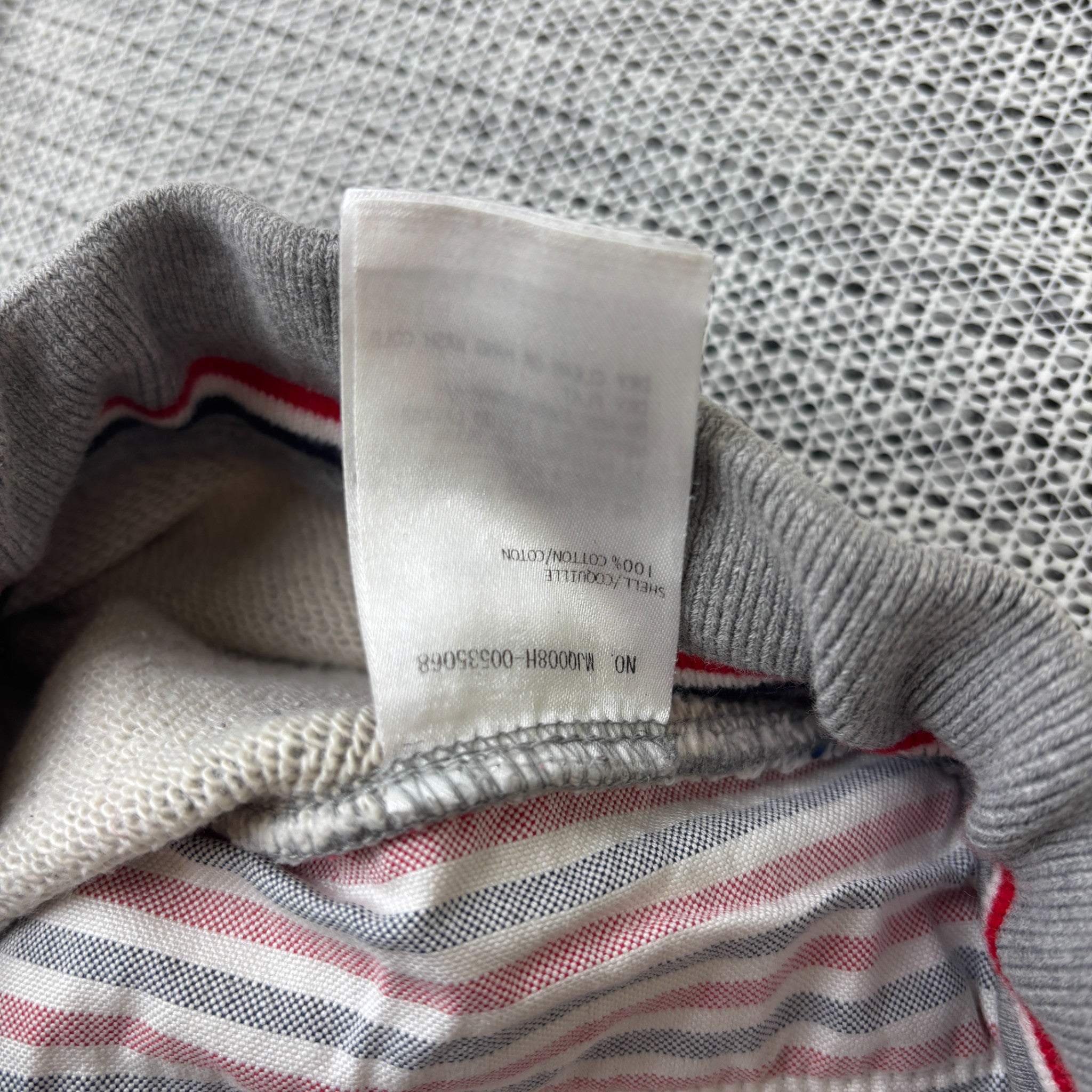 Men's 4-Bar Stripe Joggers Grey Size M