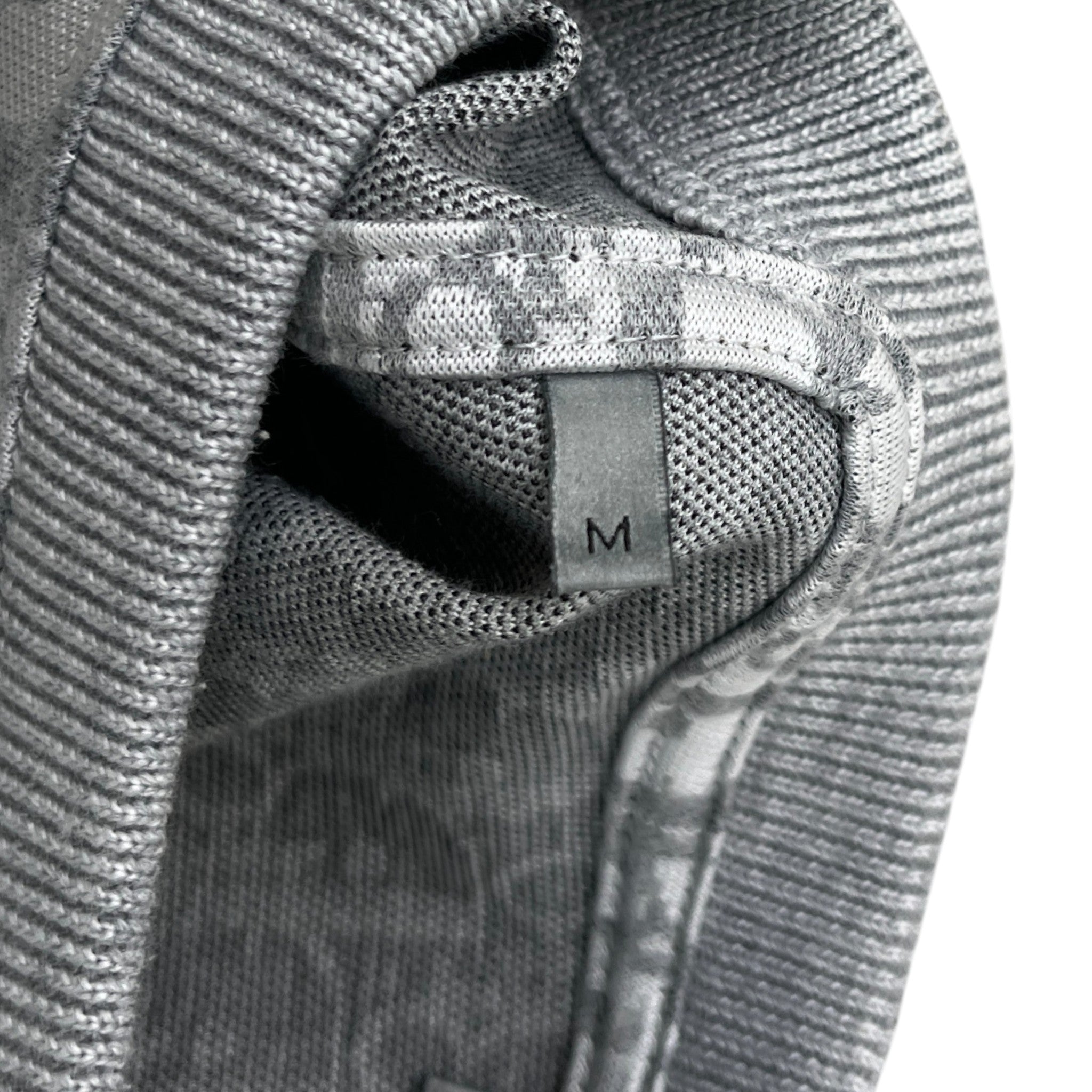 Men's X Daniel Arsham Eroded Oblique T-Shirt Silver Size M