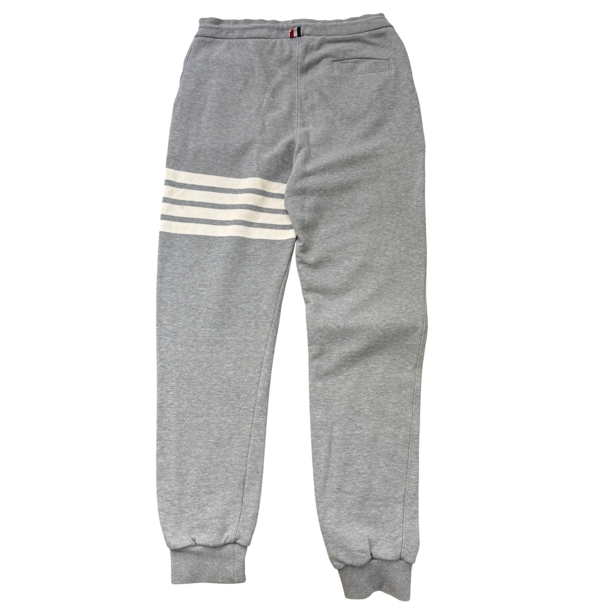 Men's 4-Bar Stripe Joggers Grey Size M