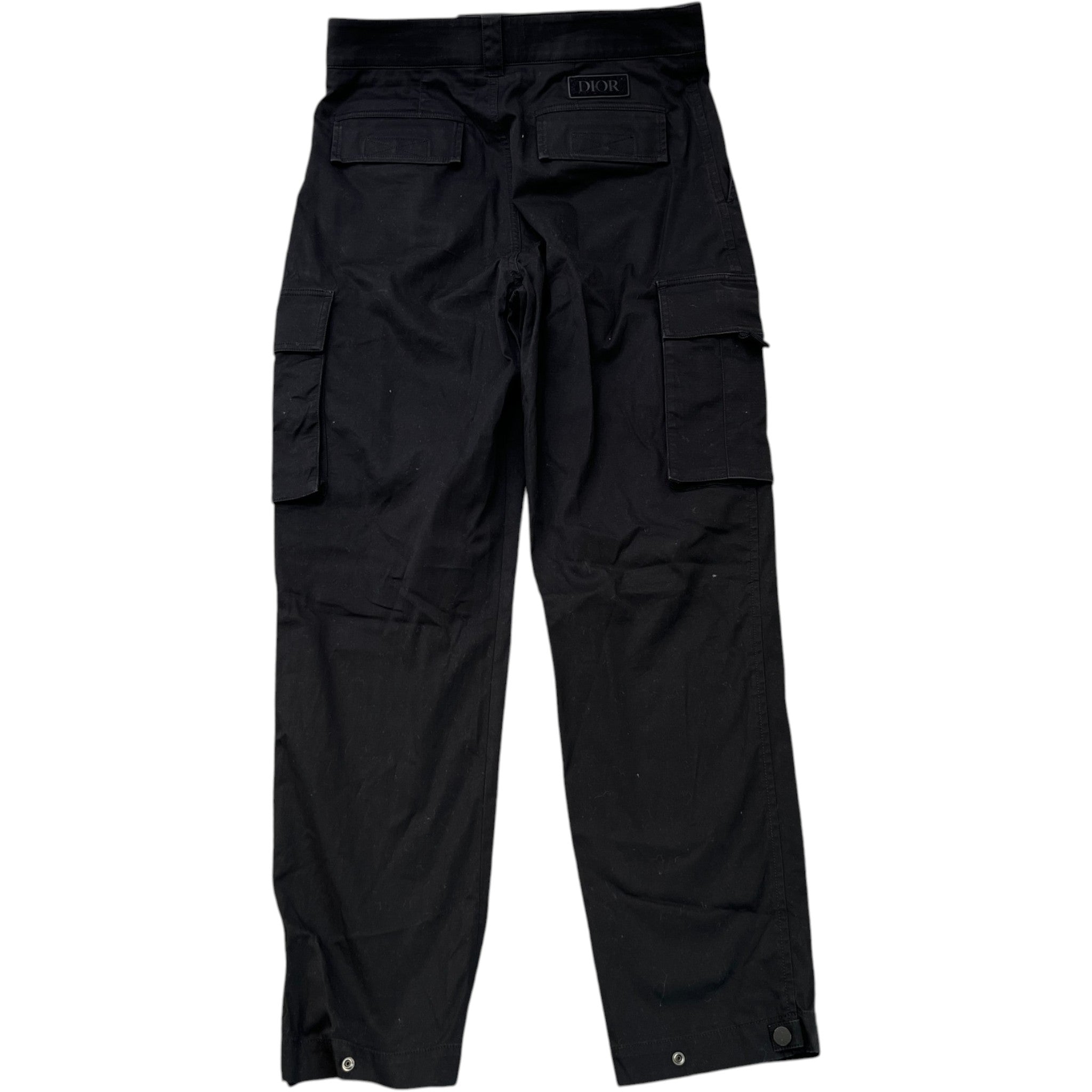 Men's Multiple Utility Pocket Cargos Black Size IT 46 / UK 30