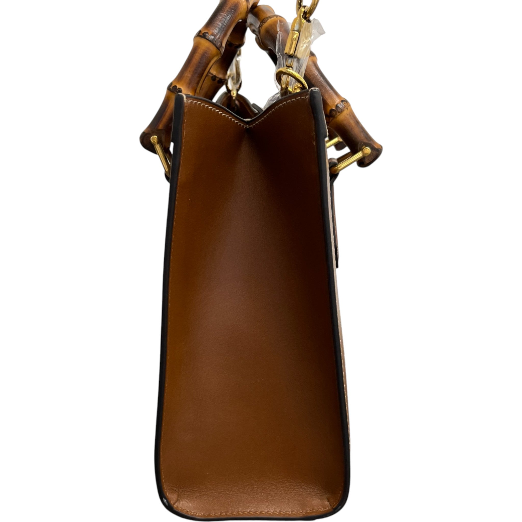 Women's Borsa Diana Bamboo Bag Brown