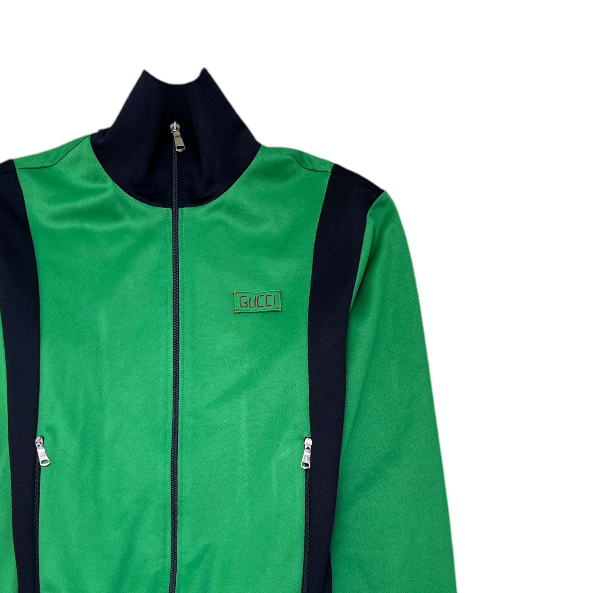 Men's Tiger Logo Jacket Green Size XS