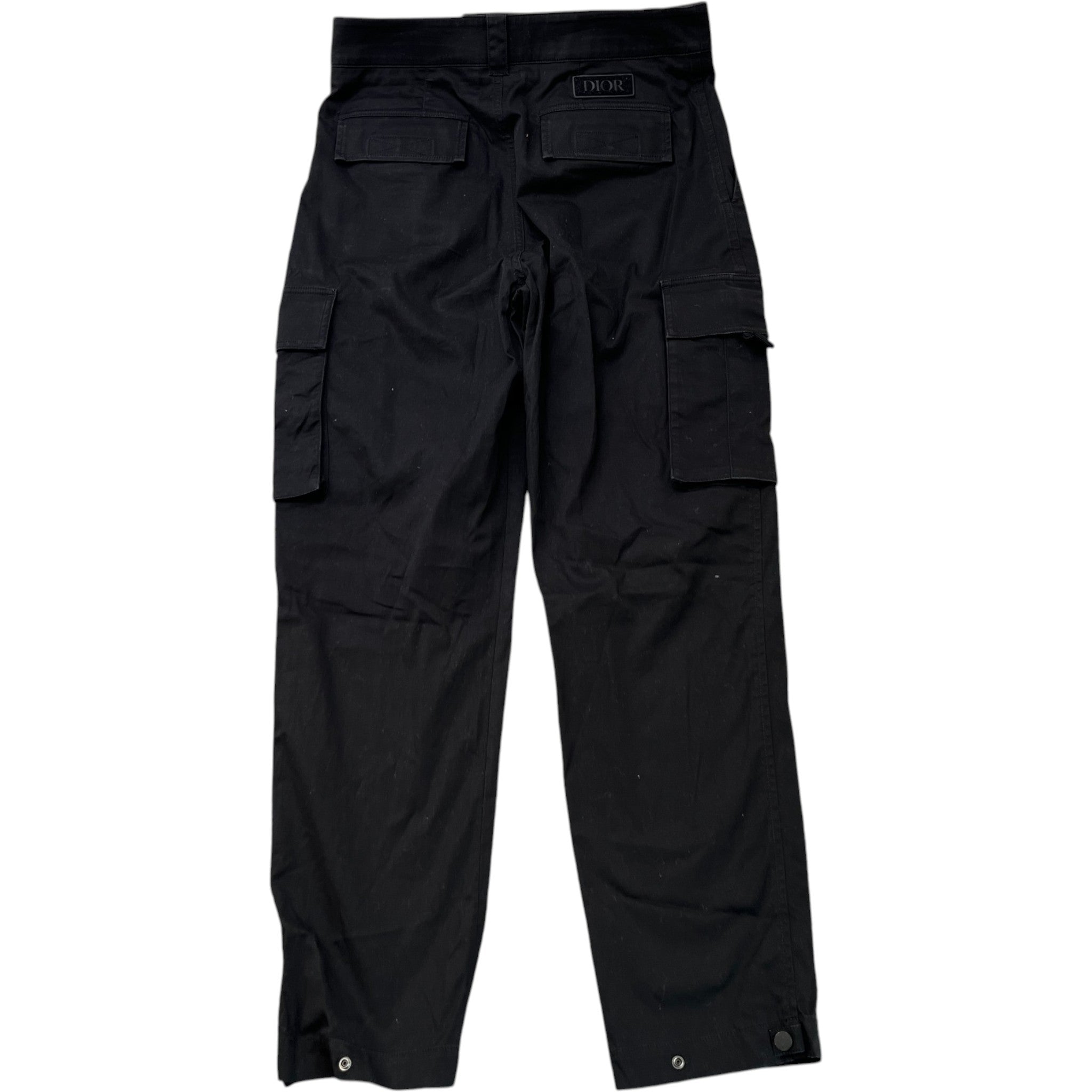 Men's Multiple Utility Pocket Cargos Black Size IT 46 / UK 30