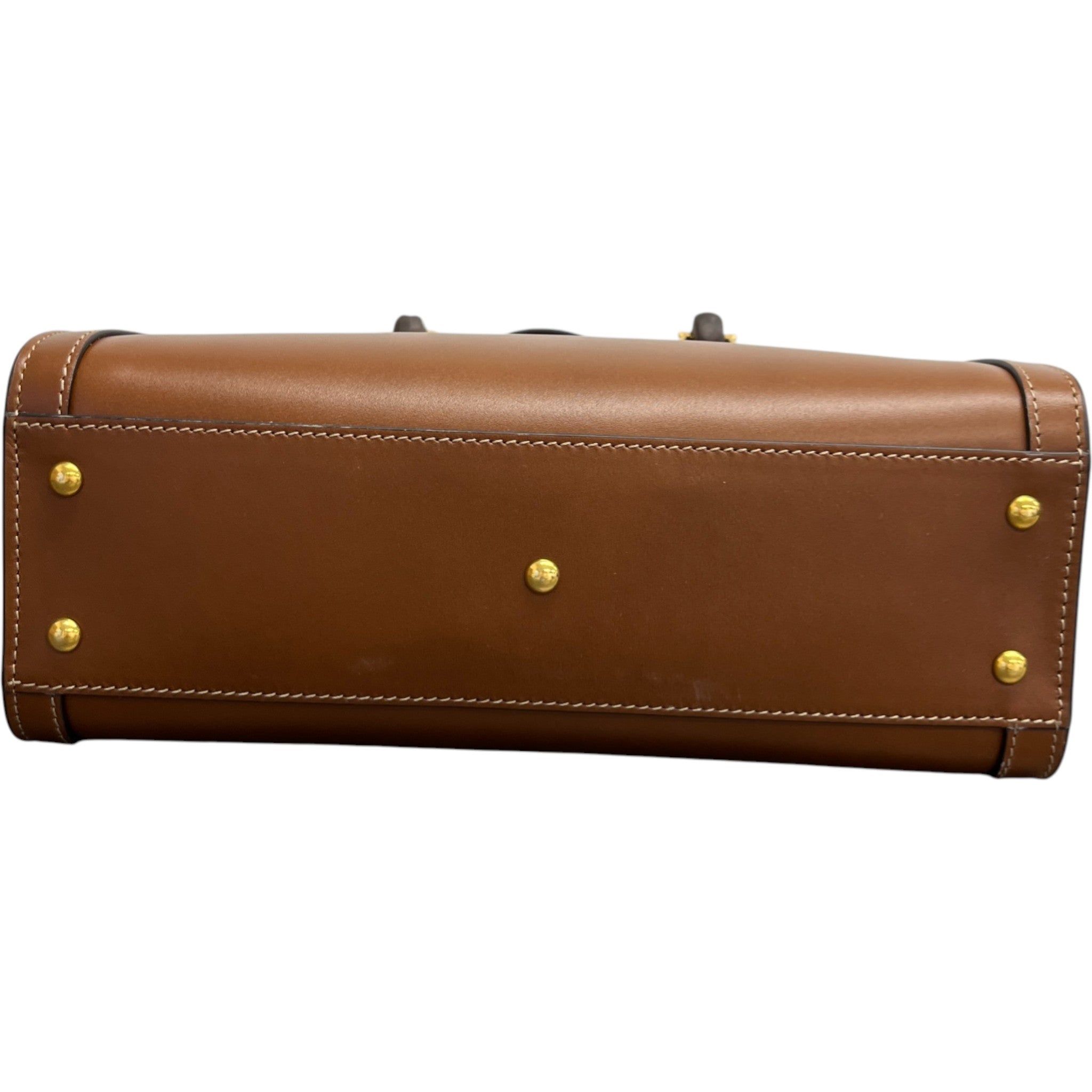 Women's Borsa Diana Bamboo Bag Brown