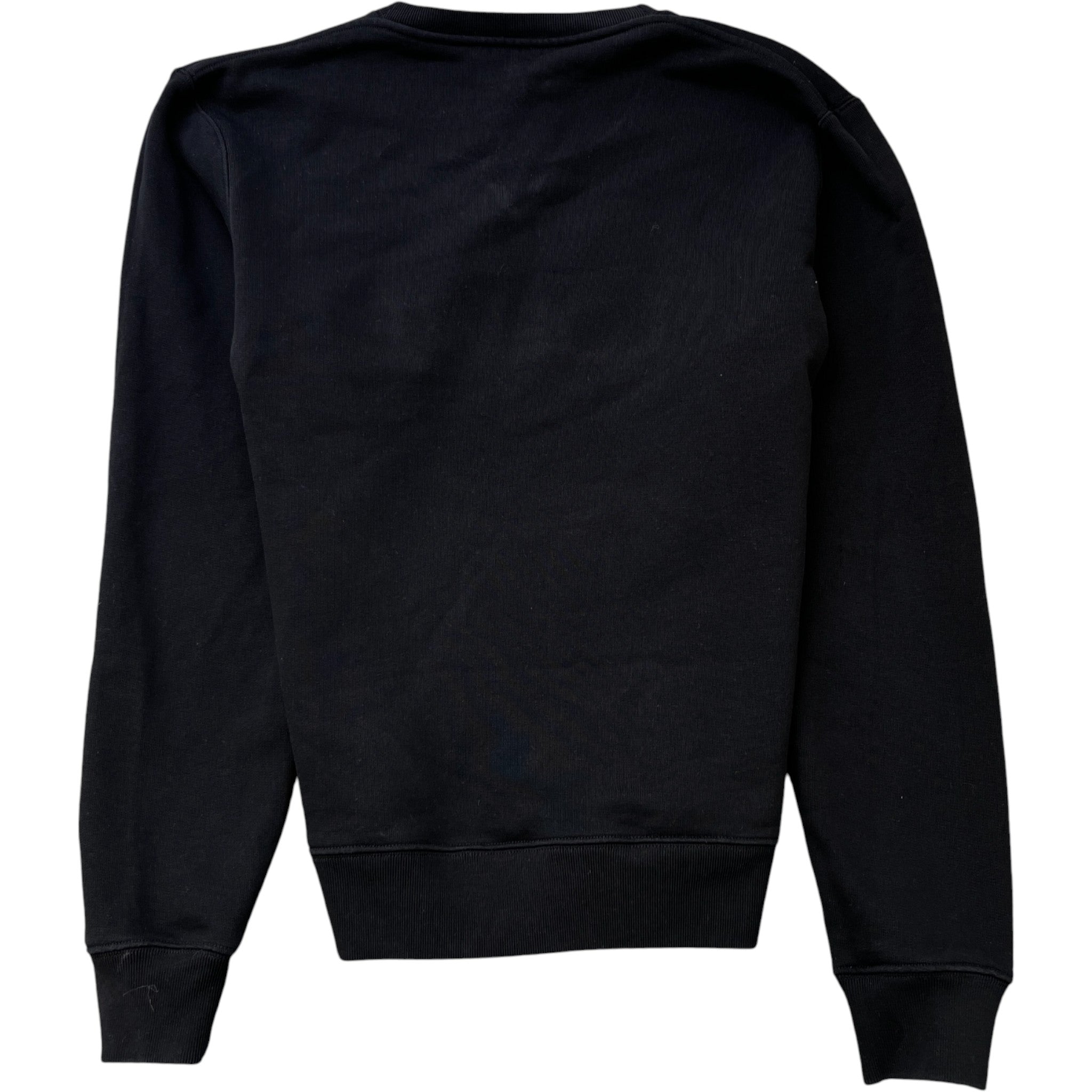 Men's Embroidered Logo Sweatshirt Black Size M