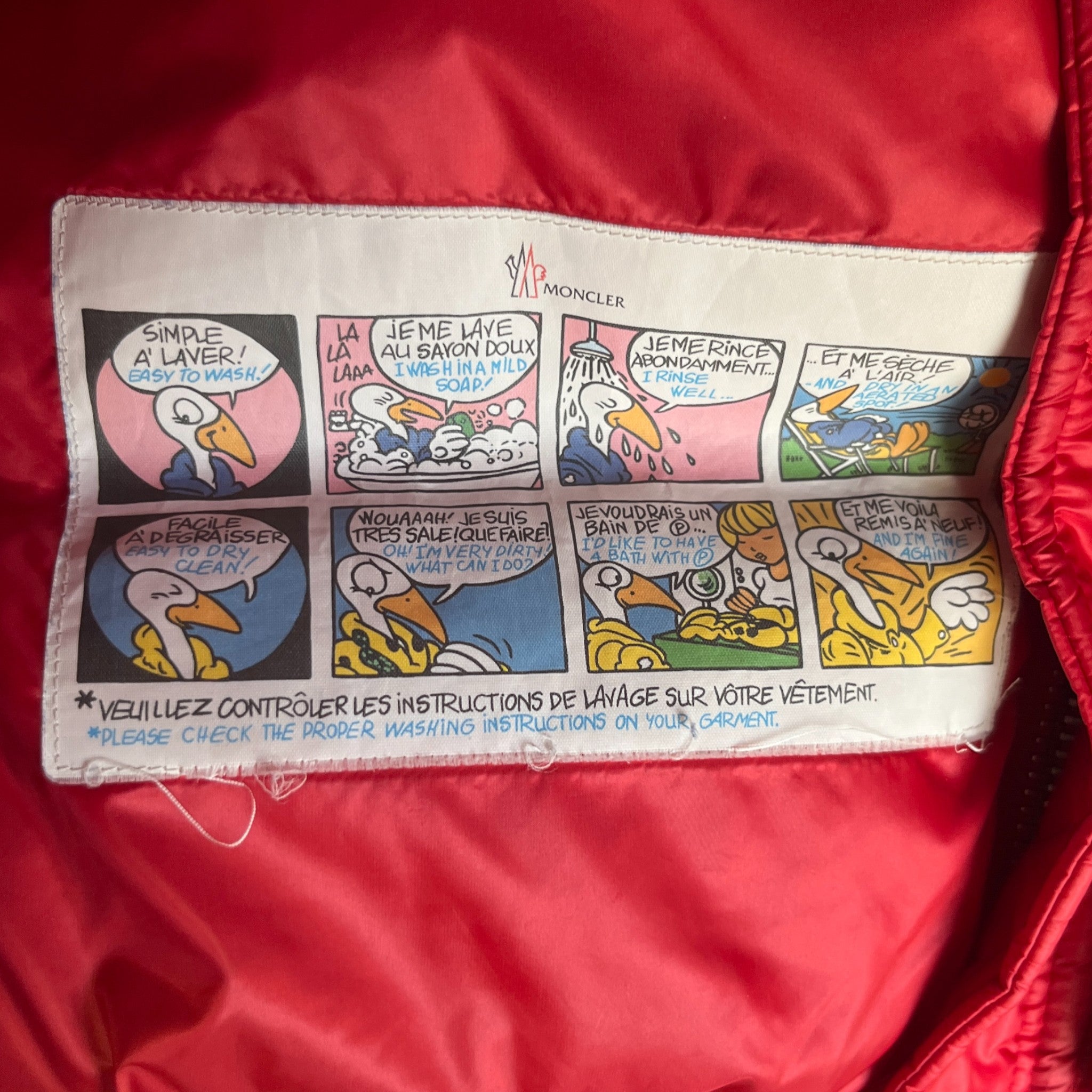 Men's Pascal Down Jacket Red Size 5 / XXL