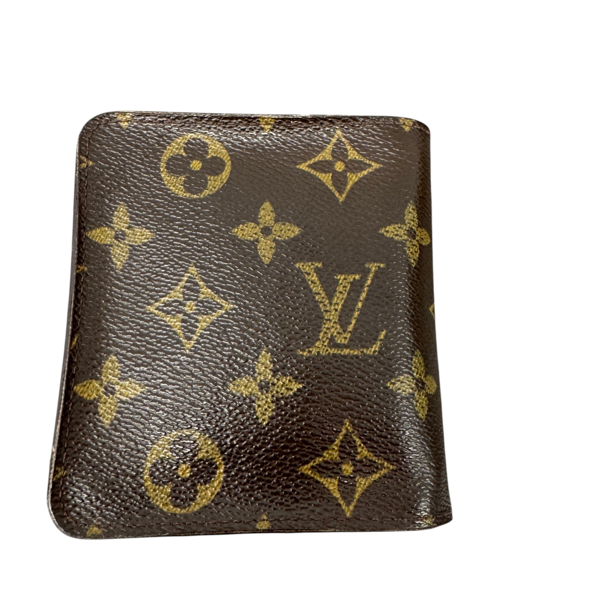 Women's Monogram Compact Zip Wallet Brown