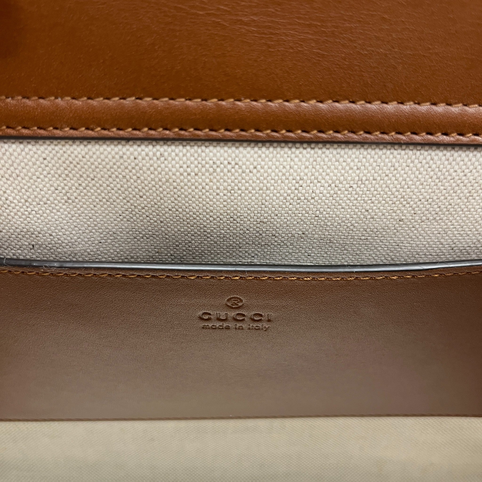 Women's Borsa Diana Bamboo Bag Brown