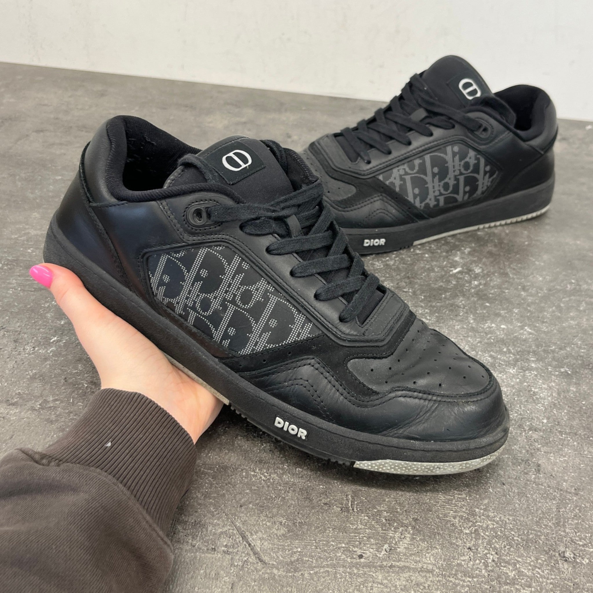 Men's B27 Low Trainers Black Size EU 44.5 / UK 10.5