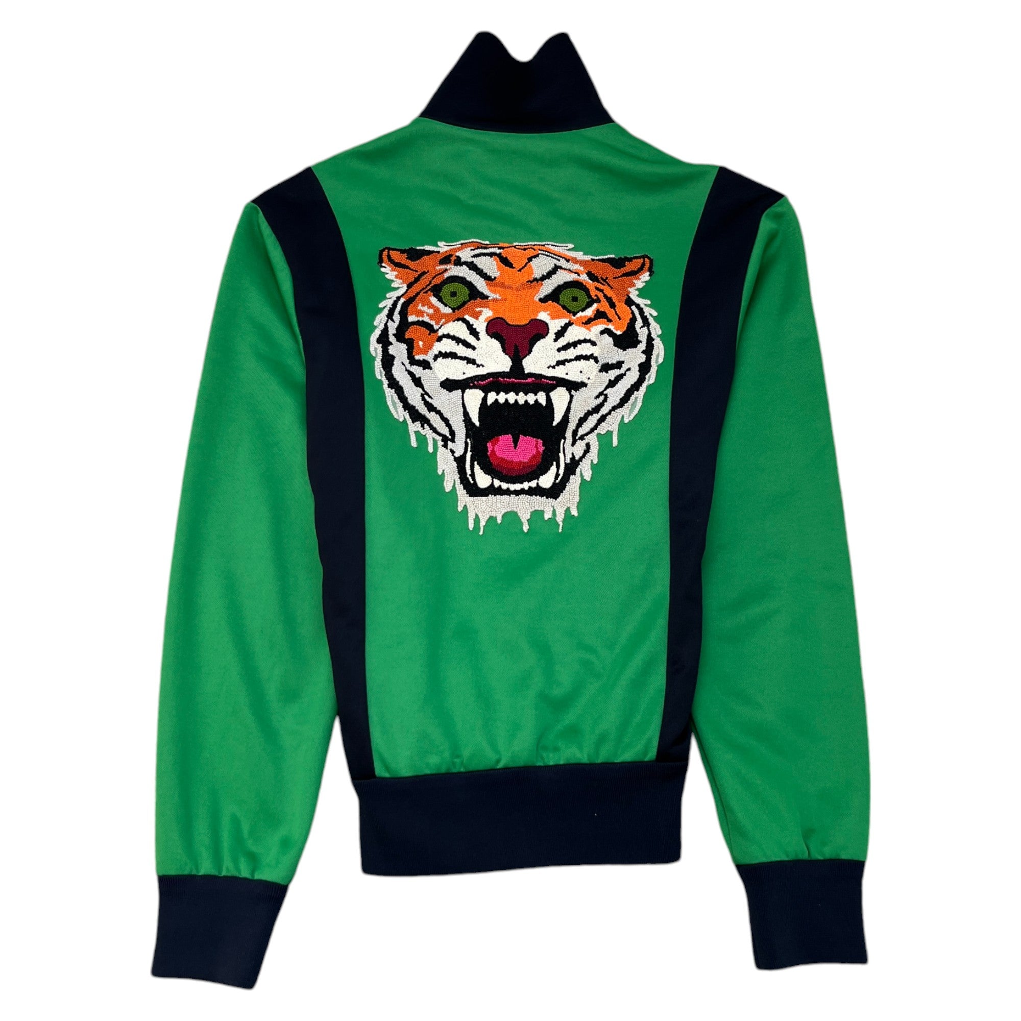 Men's Tiger Logo Jacket Green Size XS
