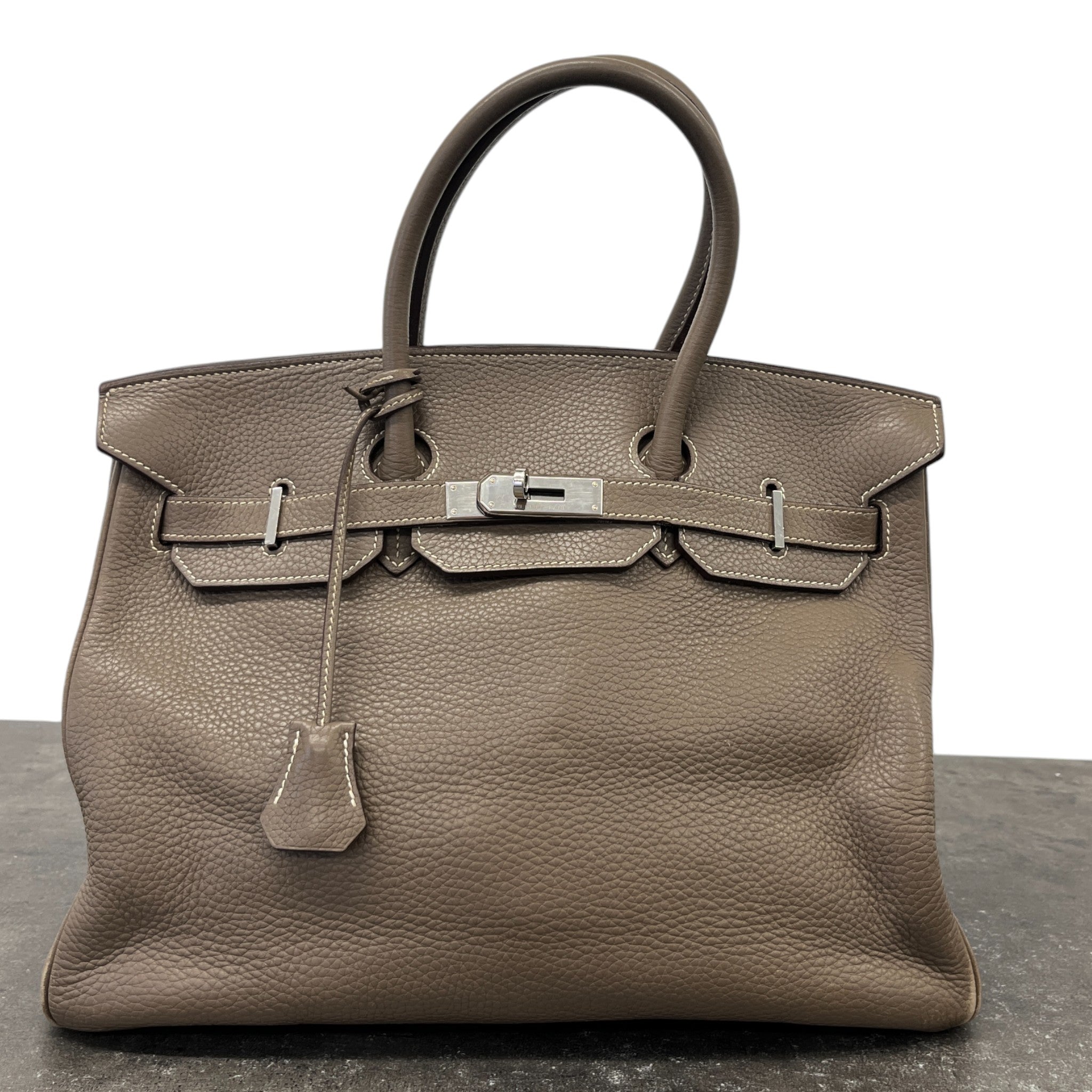 Women's Birkin 35 Clemence Etoupe Bag Brown