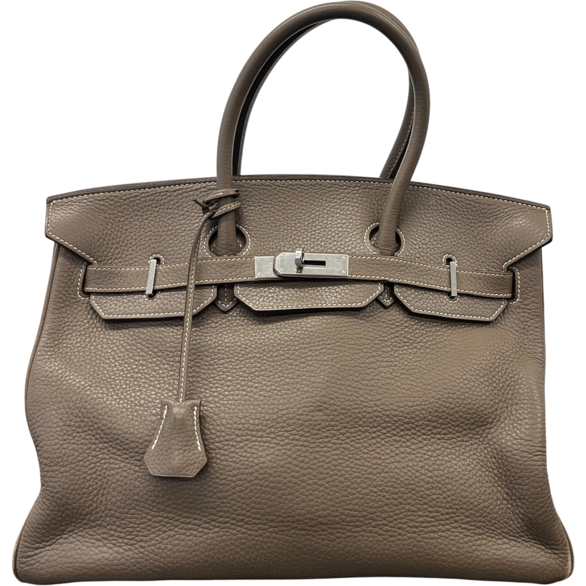Women's Birkin 35 Clemence Etoupe Bag Brown