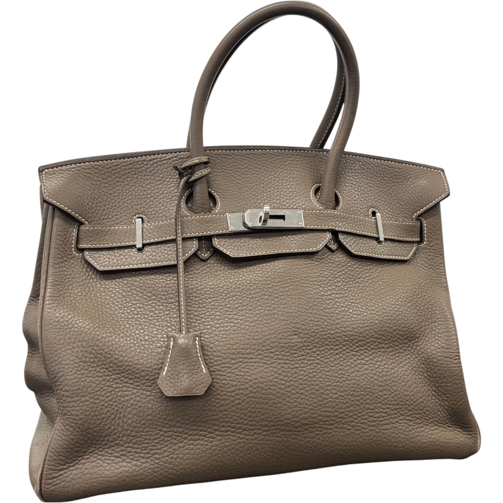 Women's Birkin 35 Clemence Etoupe Bag Brown