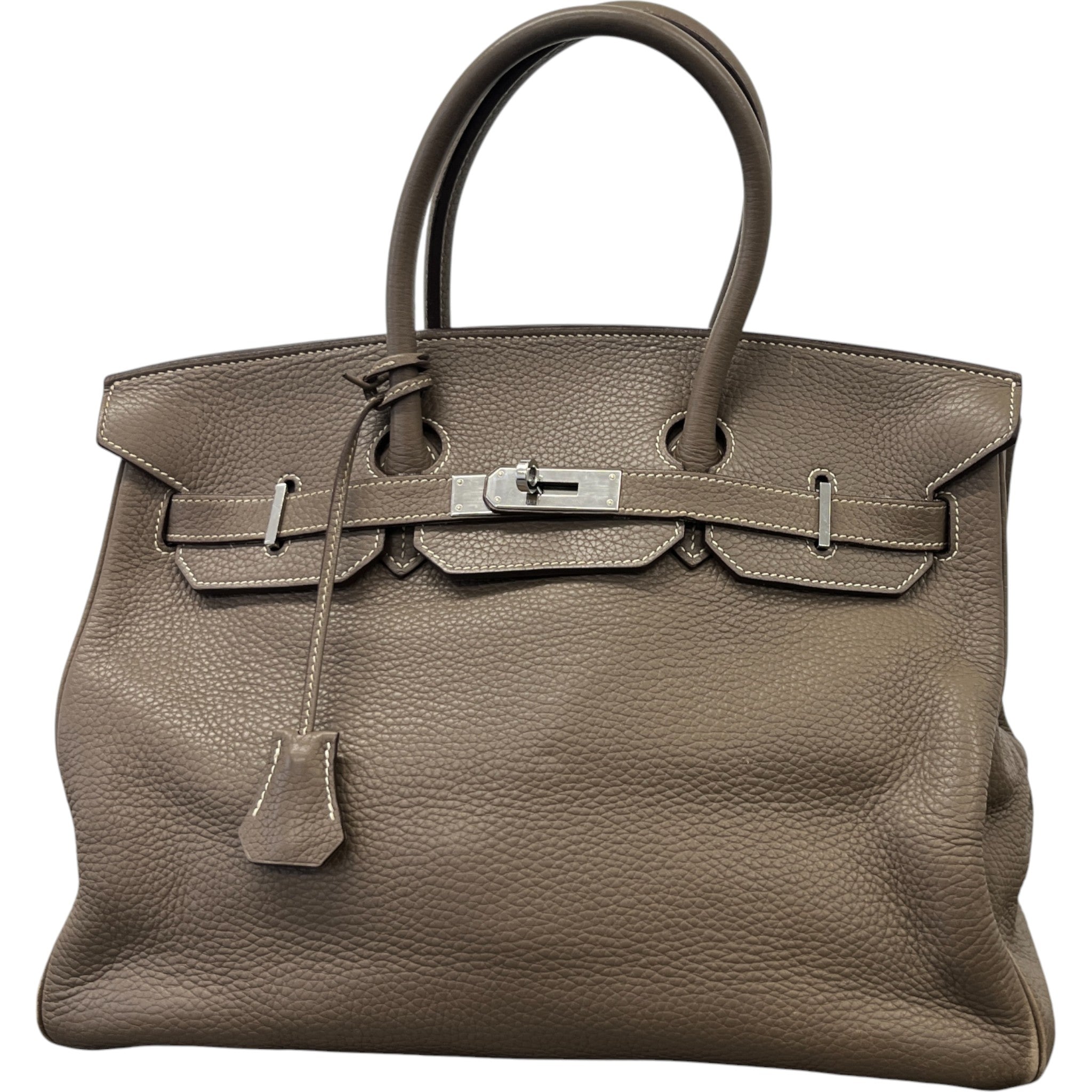 Women's Birkin 35 Clemence Etoupe Bag Brown