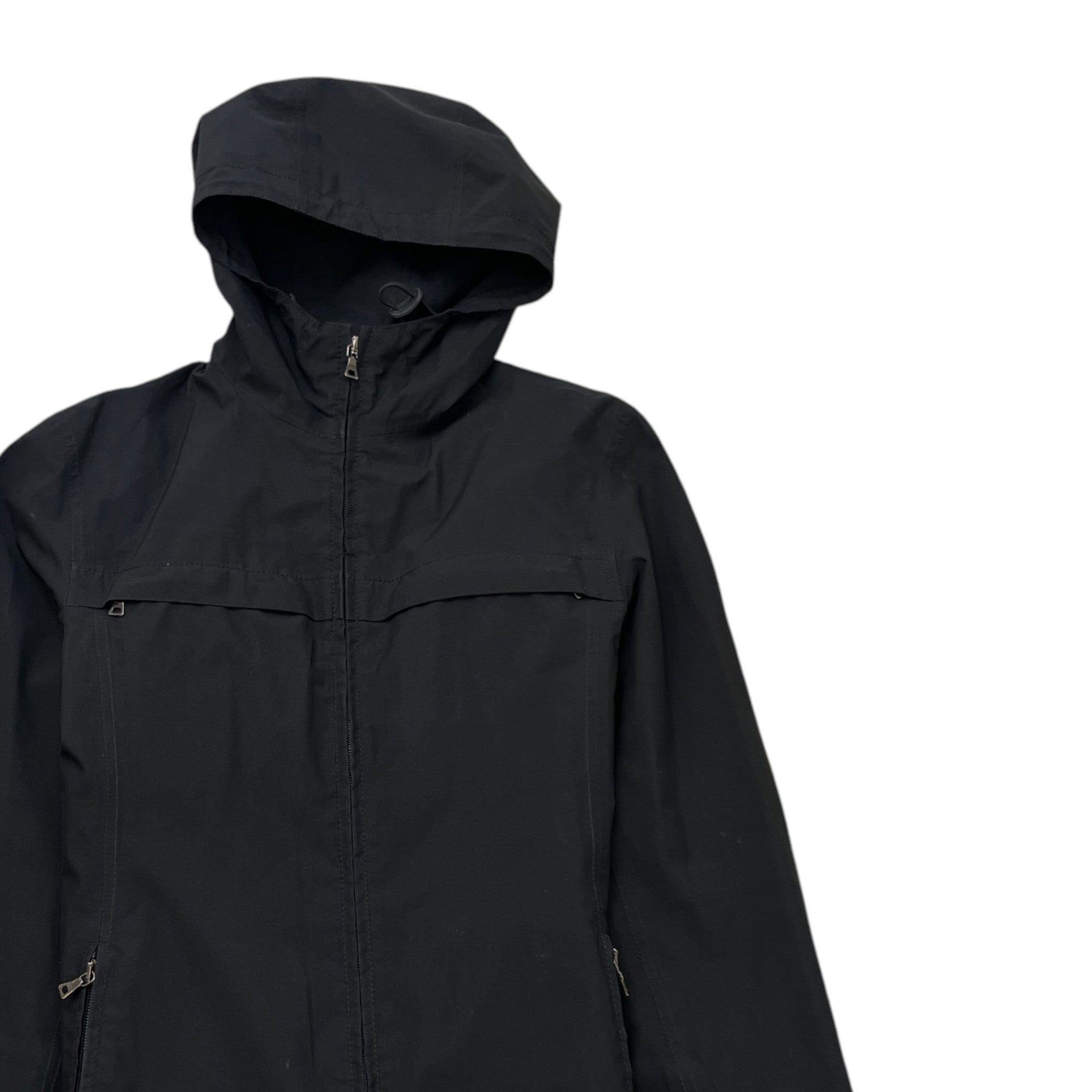 Women's Sport Gore-Tex Zip Up Jacket Black Size IT 42 / UK 10