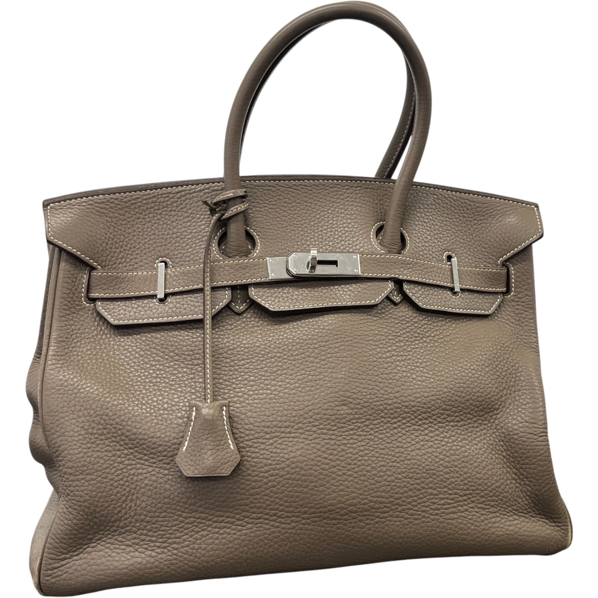 Women's Birkin 35 Clemence Etoupe Bag Brown