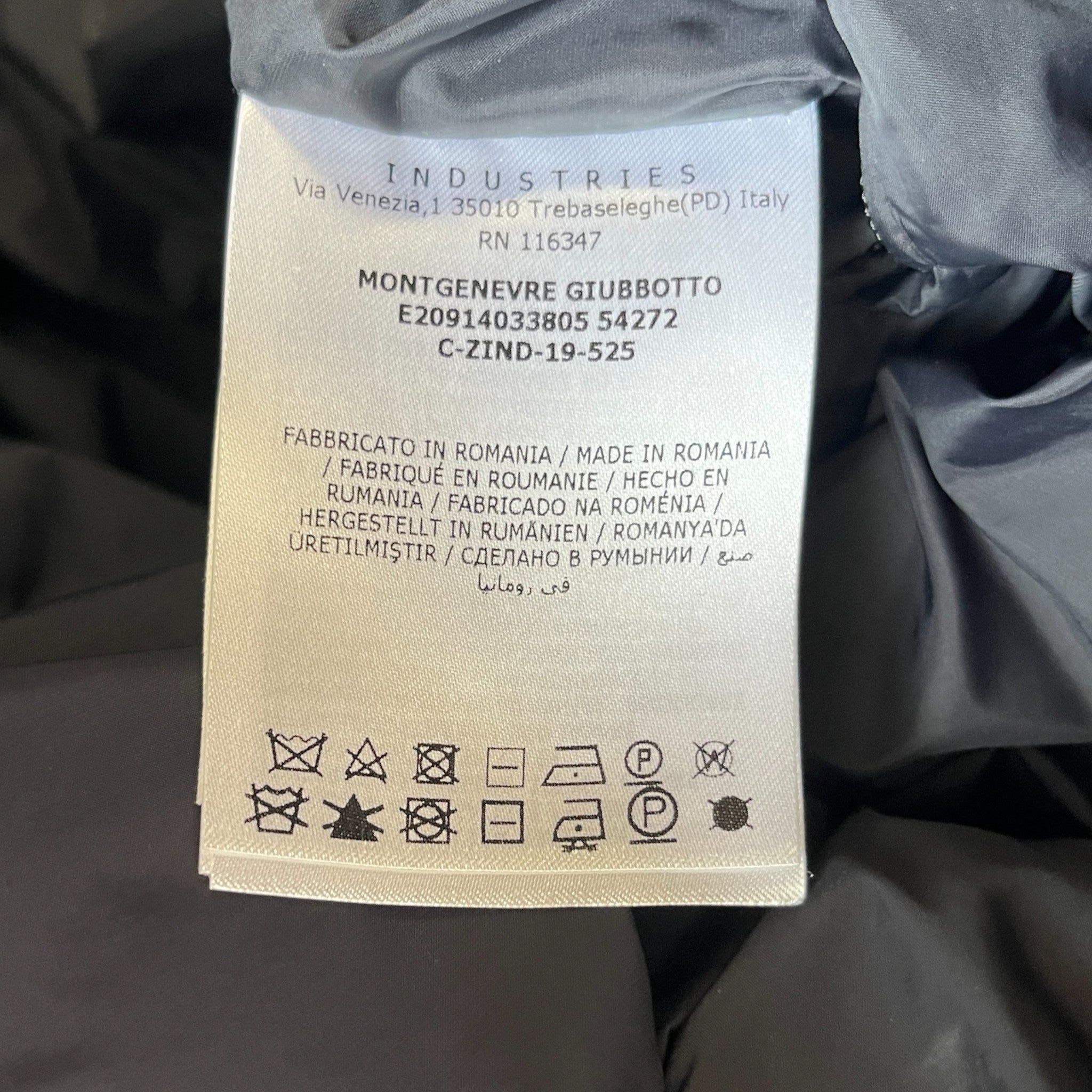 Men's Montgenevre Down Jacket Black Size 4 / XL