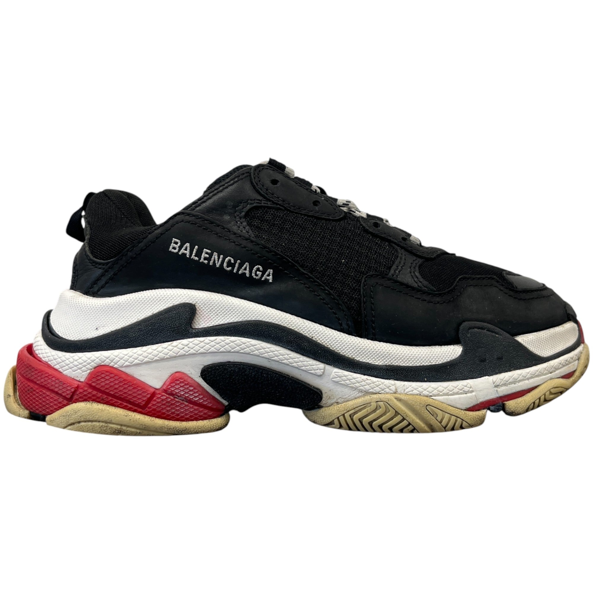 Men's Triple S Low Trainers Black Size EU 39 / UK 5