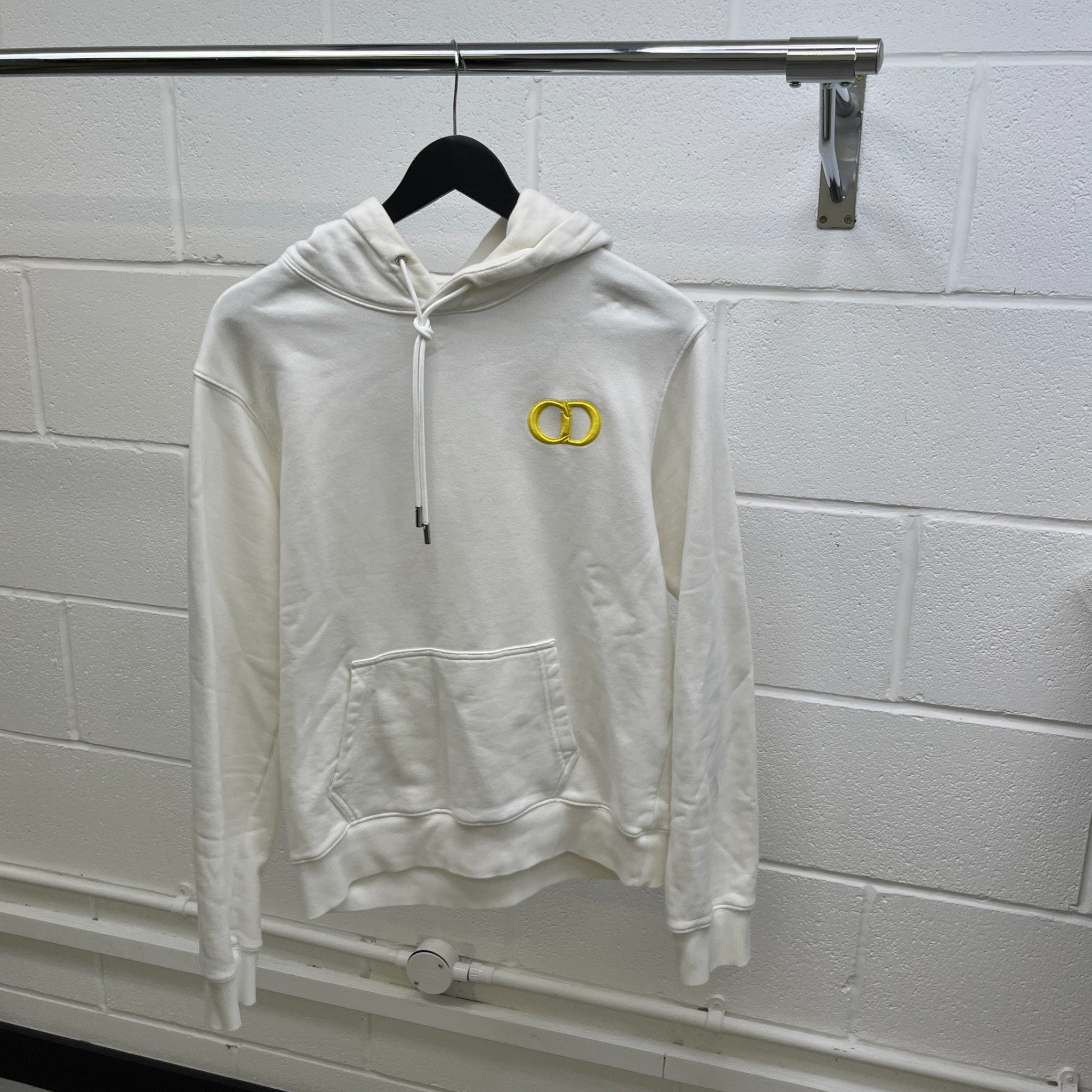 Men's Cd Icon Hoodie White Size M