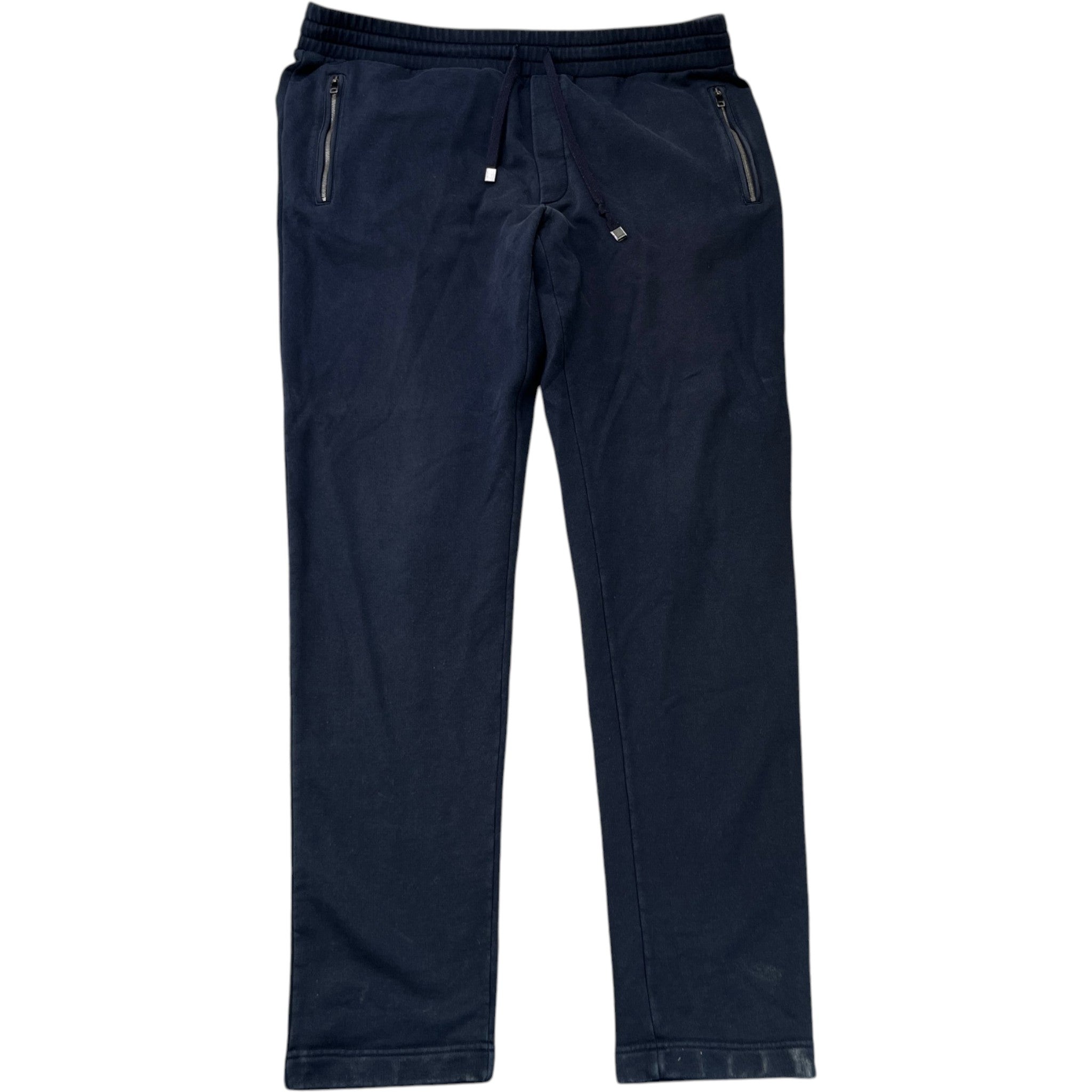 Men's Plaque Logo Joggers Navy Size IT 52 / UK 36