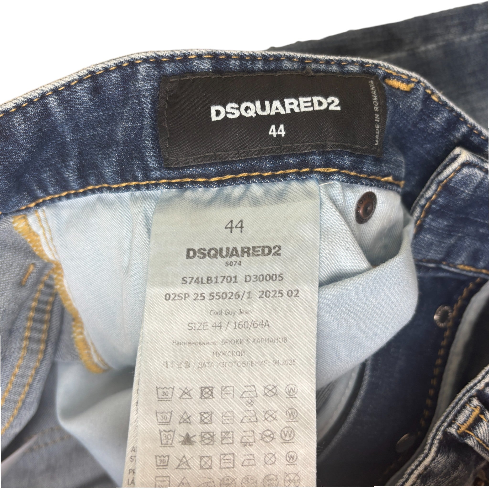 Men's Cool Guy Jeans Blue Size IT 44 / UK 28