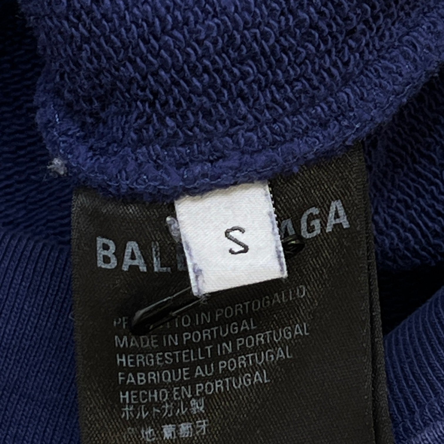 Men's Political Campaign Logo Hoodie Blue Size S