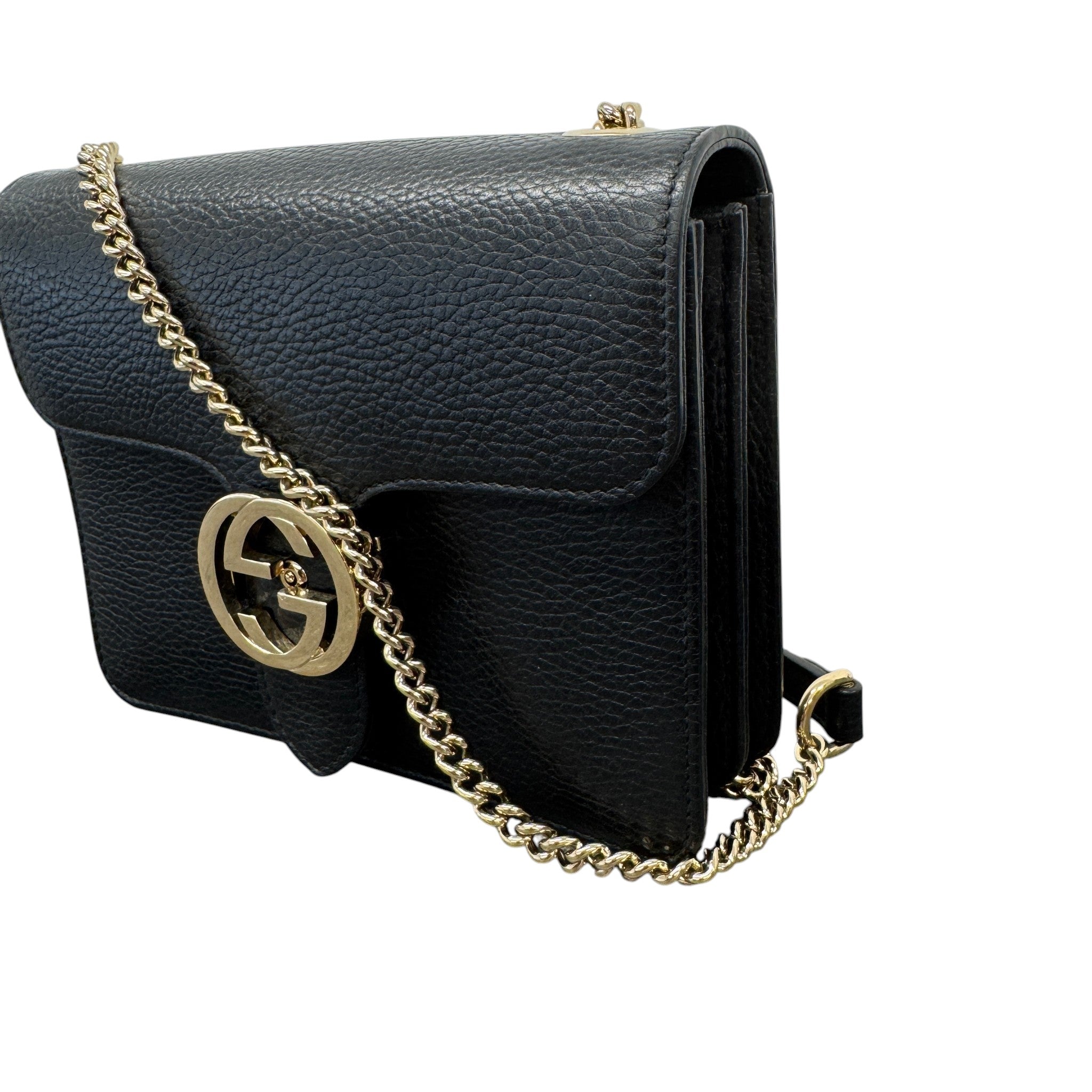 Women's Interlocking G Bag Black