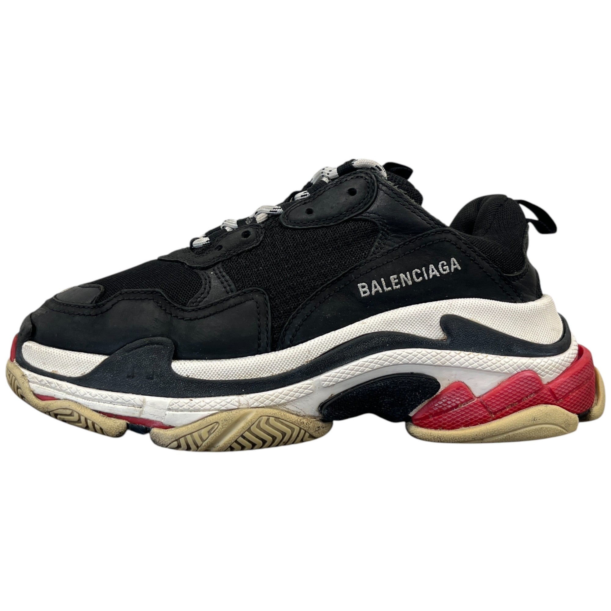 Men's Triple S Low Trainers Black Size EU 39 / UK 5