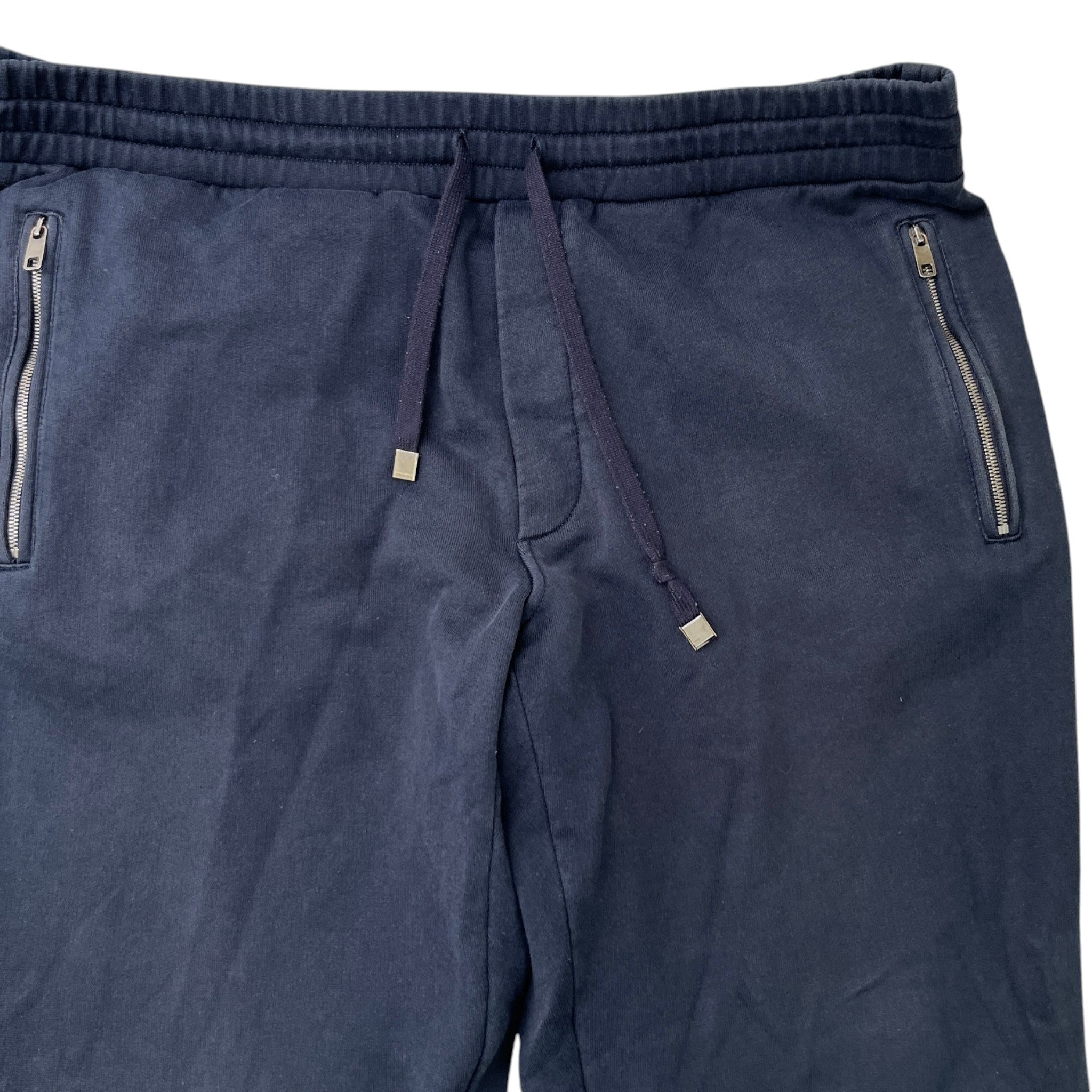 Men's Plaque Logo Joggers Navy Size IT 52 / UK 36