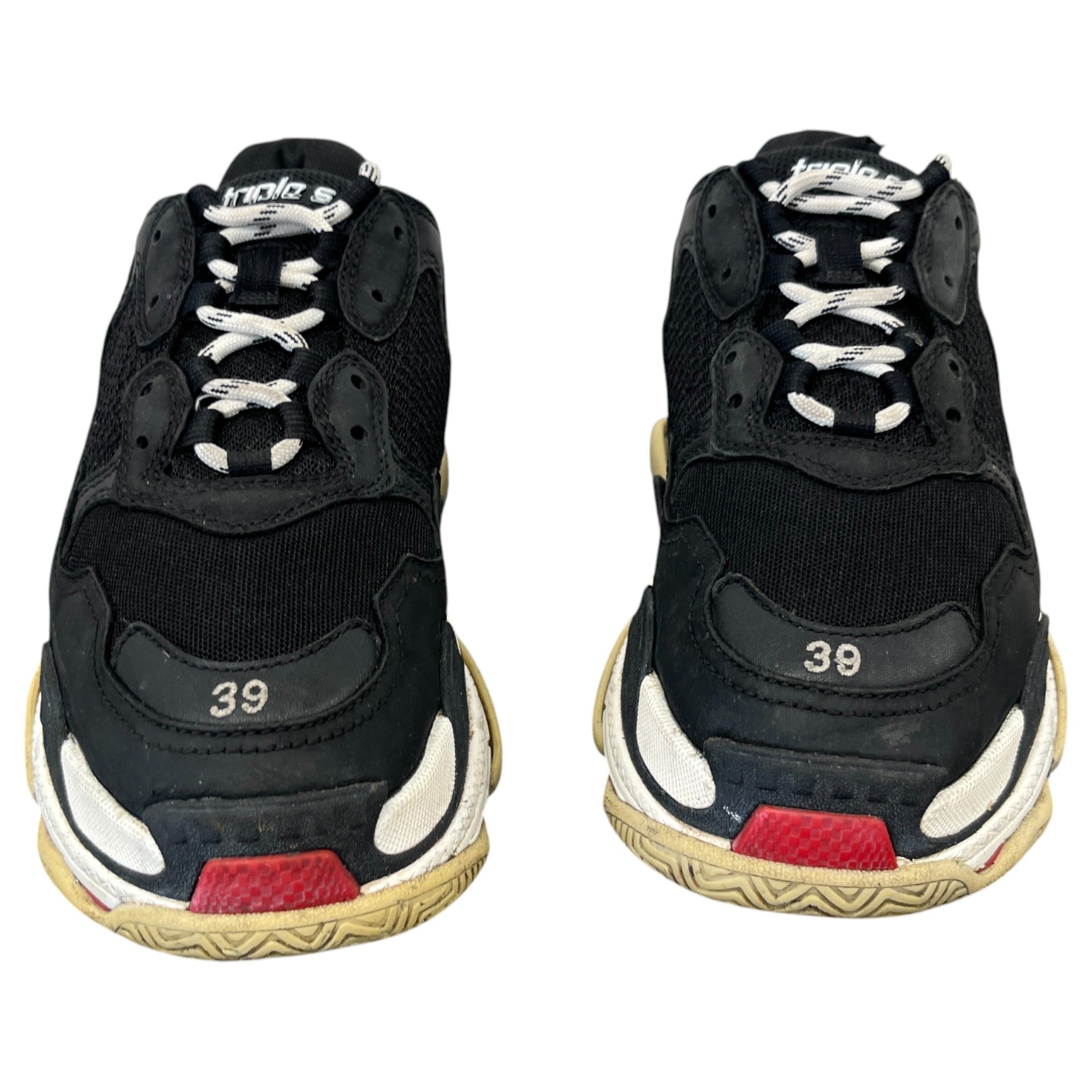 Men's Triple S Low Trainers Black Size EU 39 / UK 5