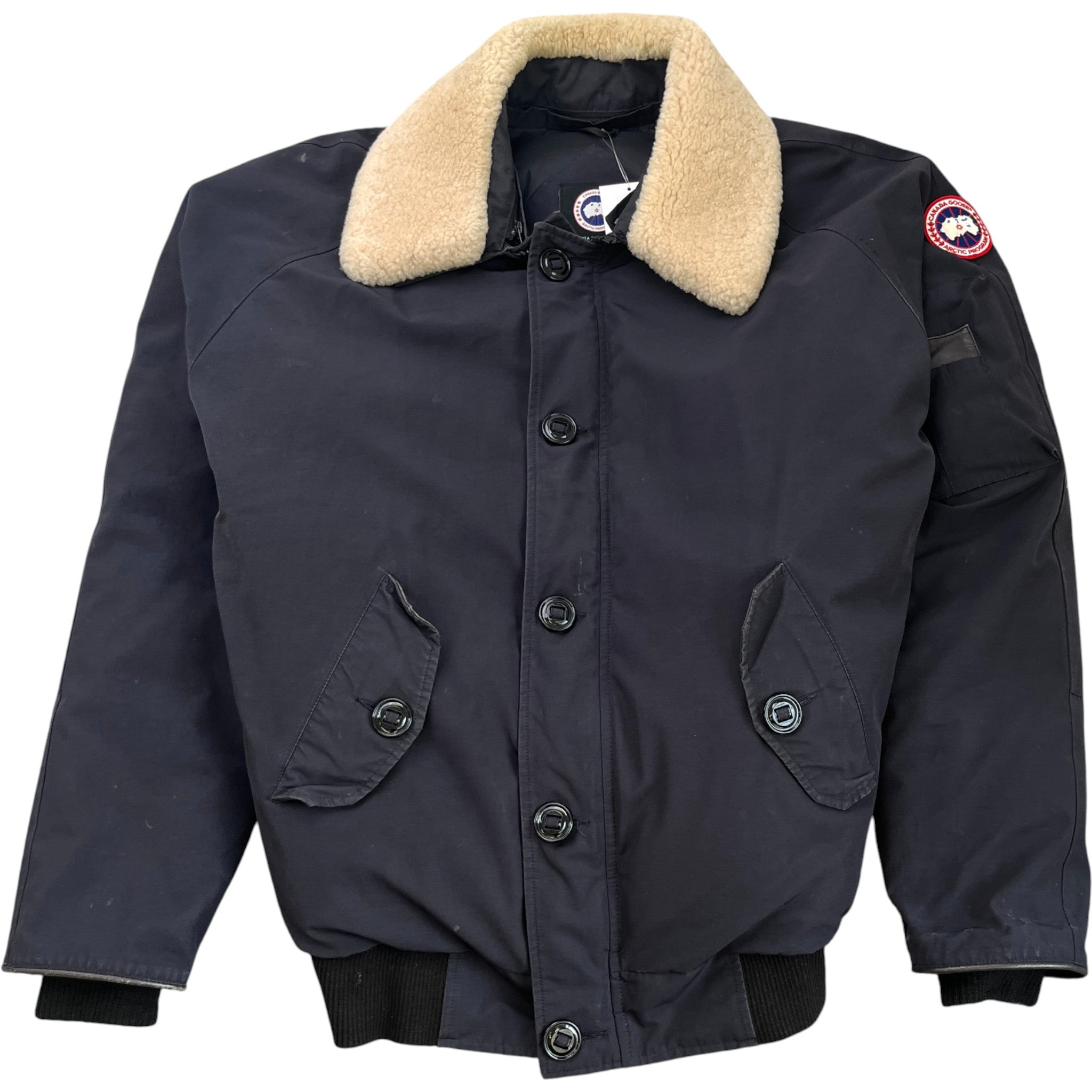 Men's Foxe Bomber Down Jacket Navy Size XXL