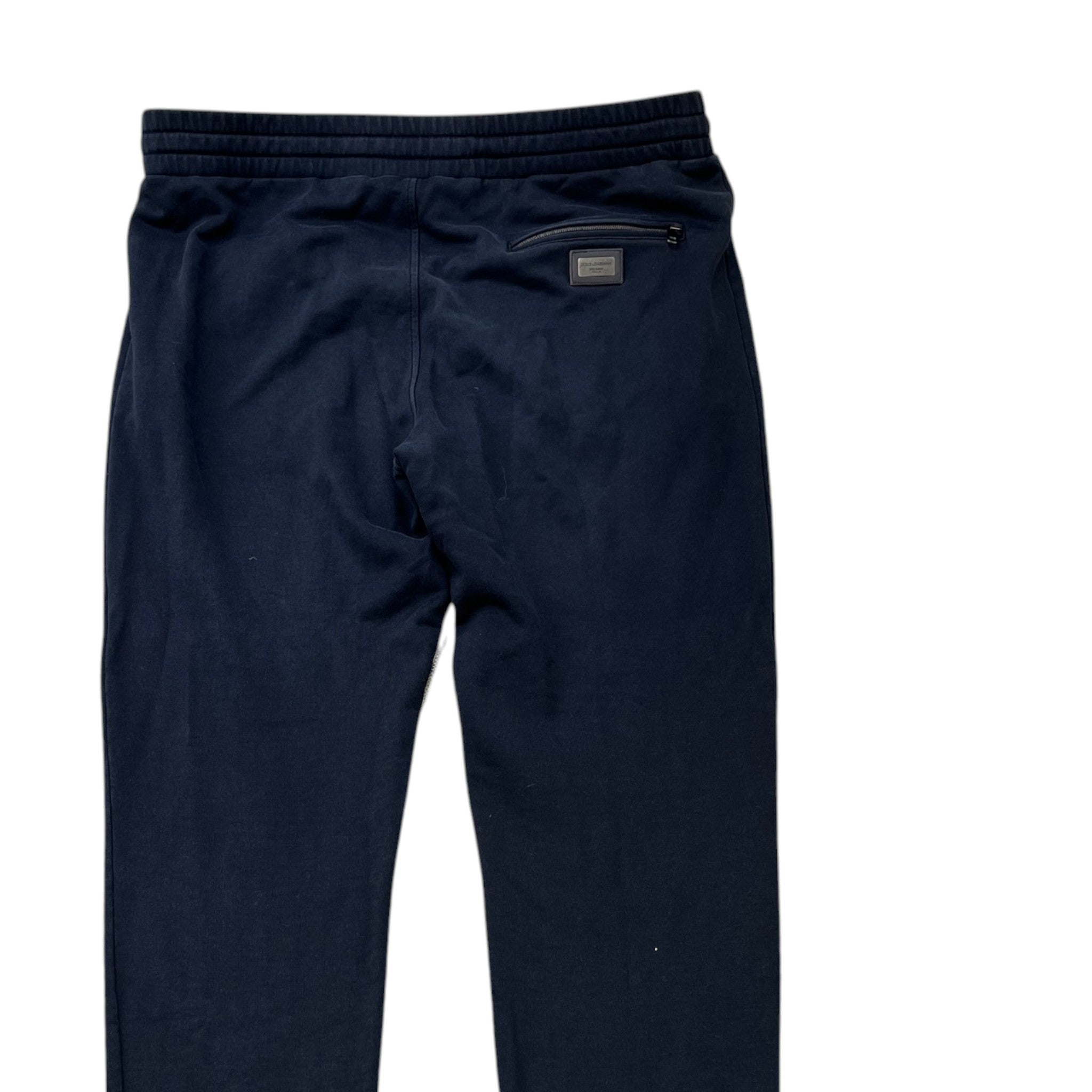 Men's Plaque Logo Joggers Navy Size IT 52 / UK 36